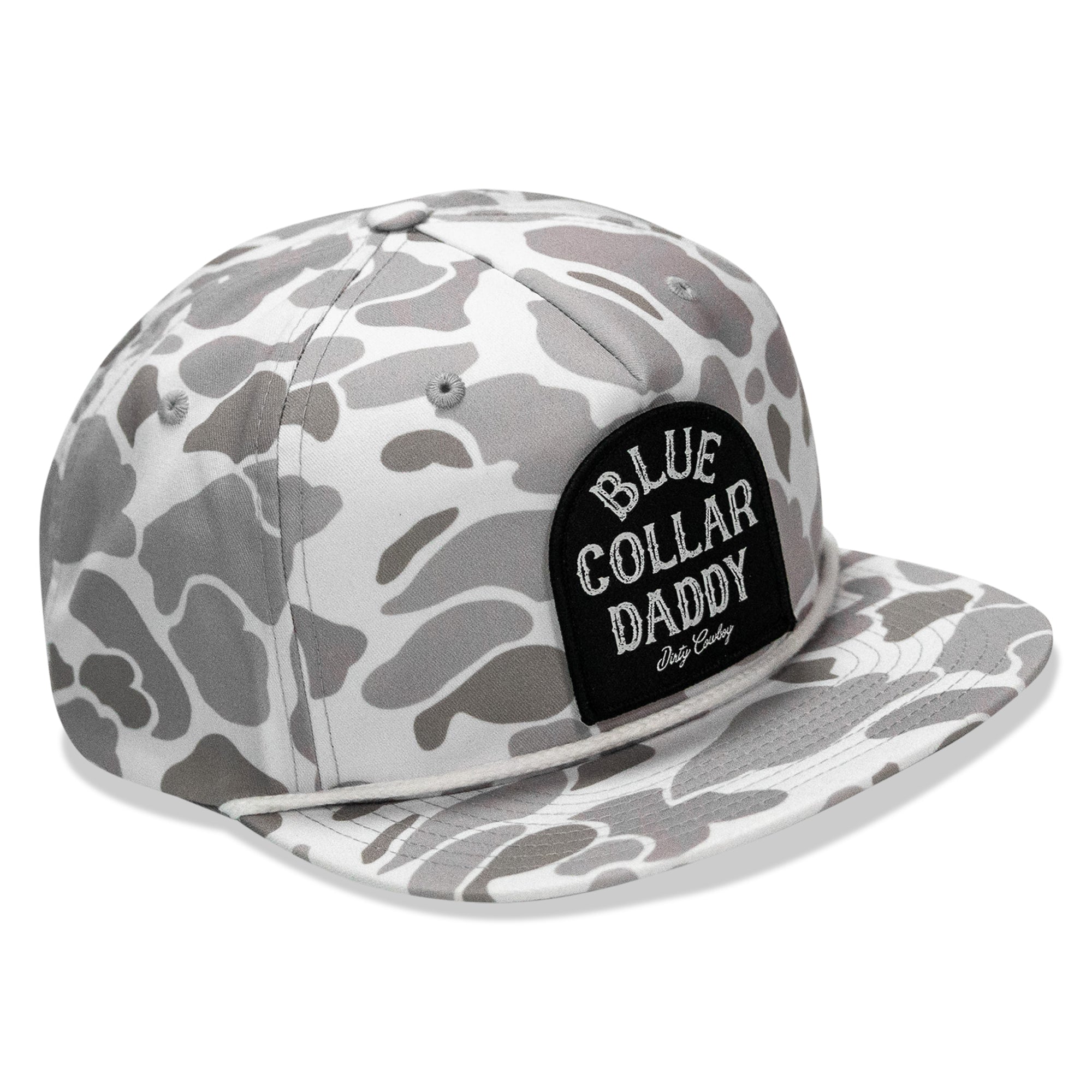 Blue Collar Daddy Patch Flatbill Snapback