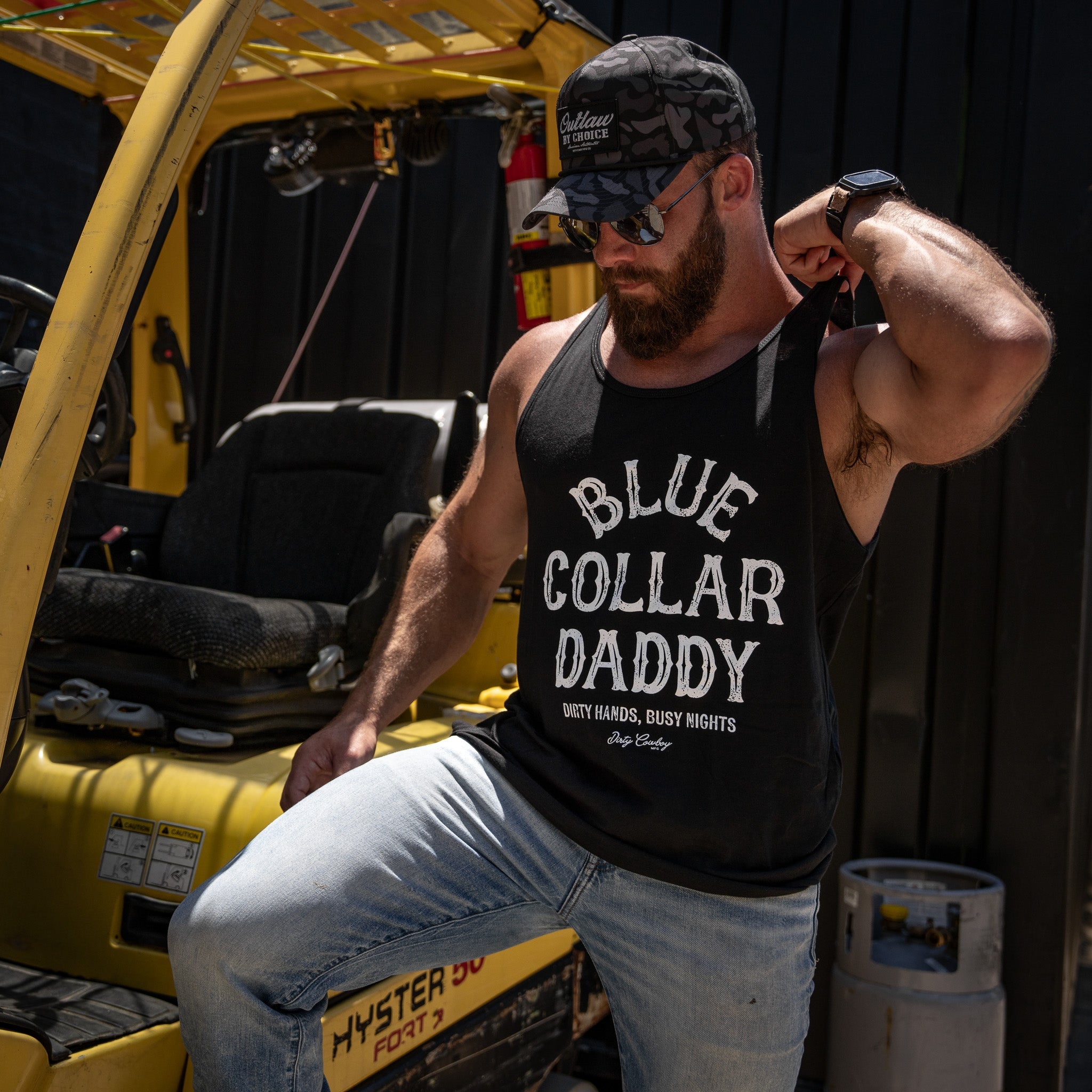 Blue Collar Daddy Men's Tank Top