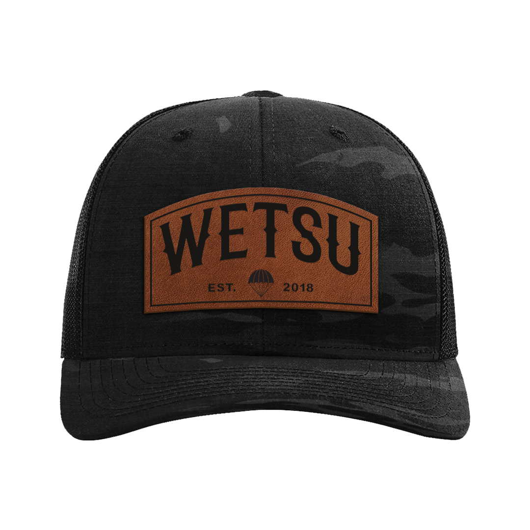 Wetsu Badge Leather Patch Tactical Snapback