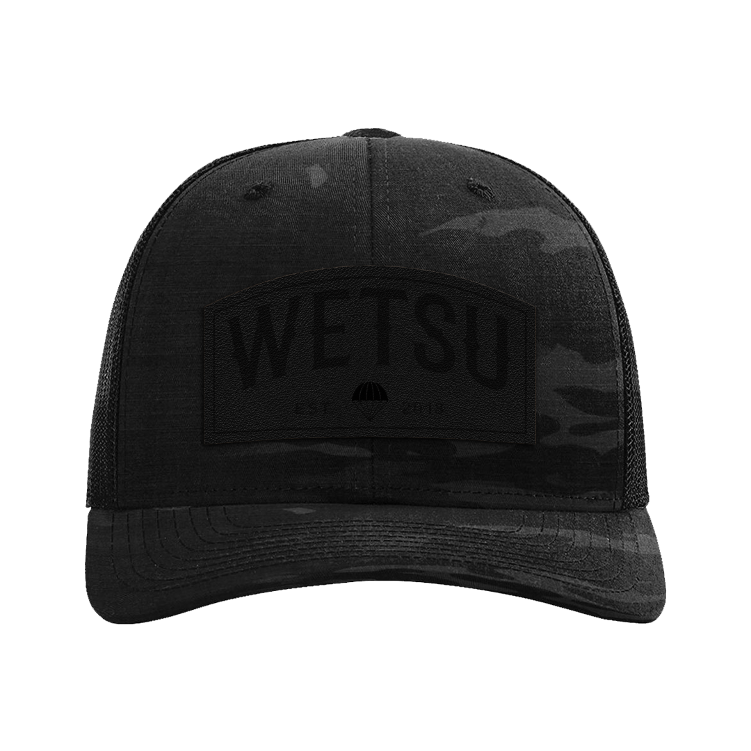Wetsu Badge Leather Patch Tactical Snapback