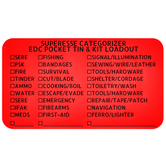 Survival Reference Decal Pack - Collection of 11 Stickers