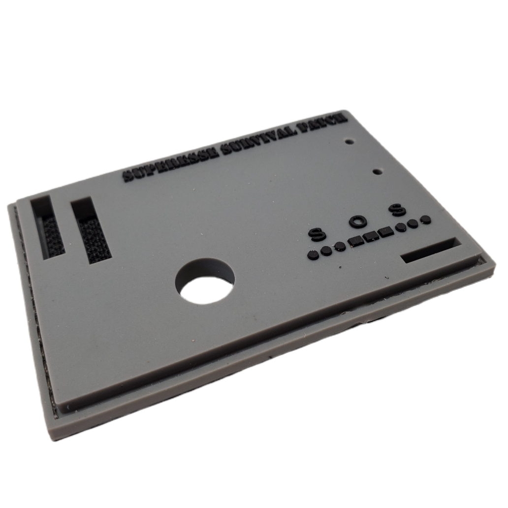 Superesse Survival Patch: Compartmentalized Micro EDC and Survival Kit