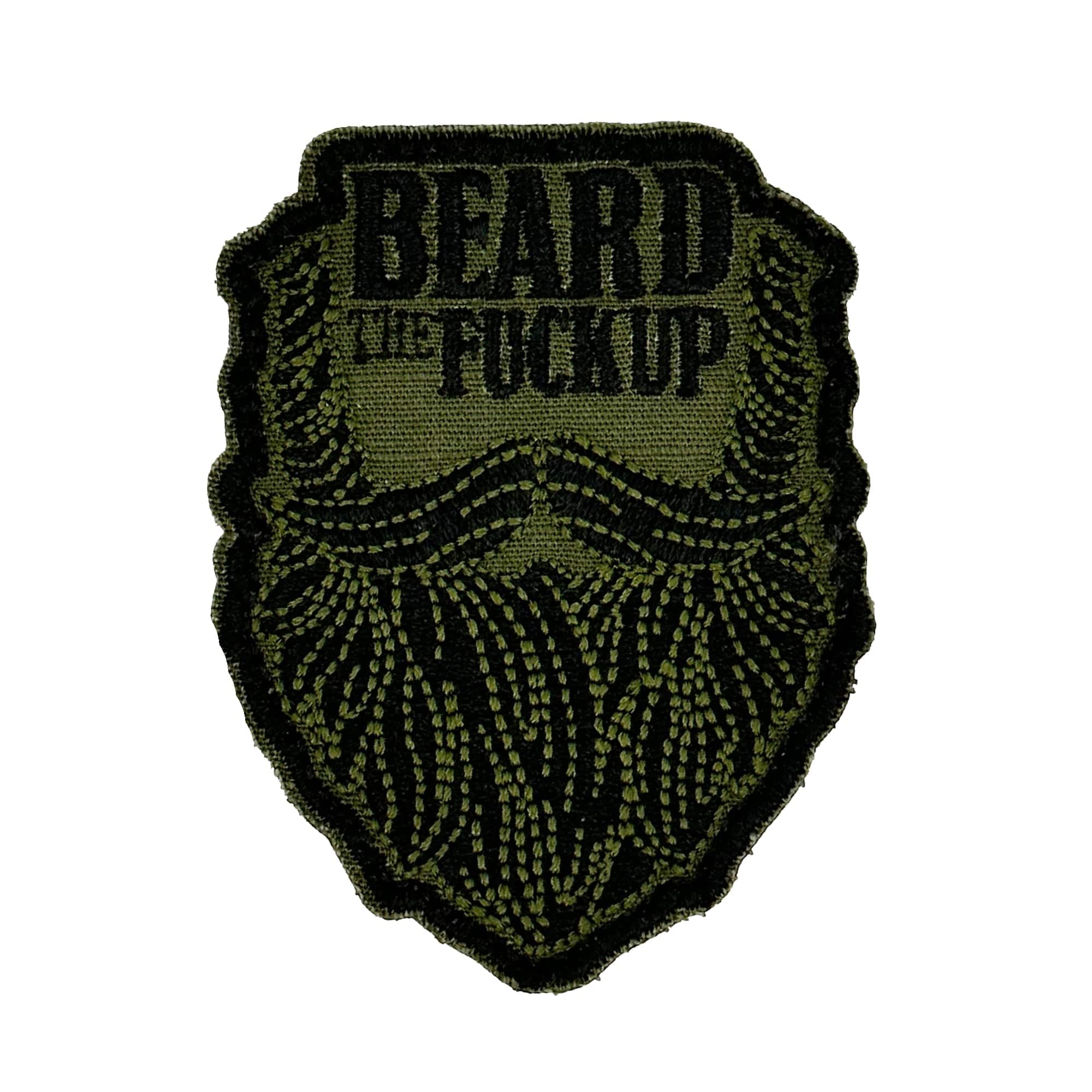 Beard the Fuck Up - 3" Laser Cut Patch