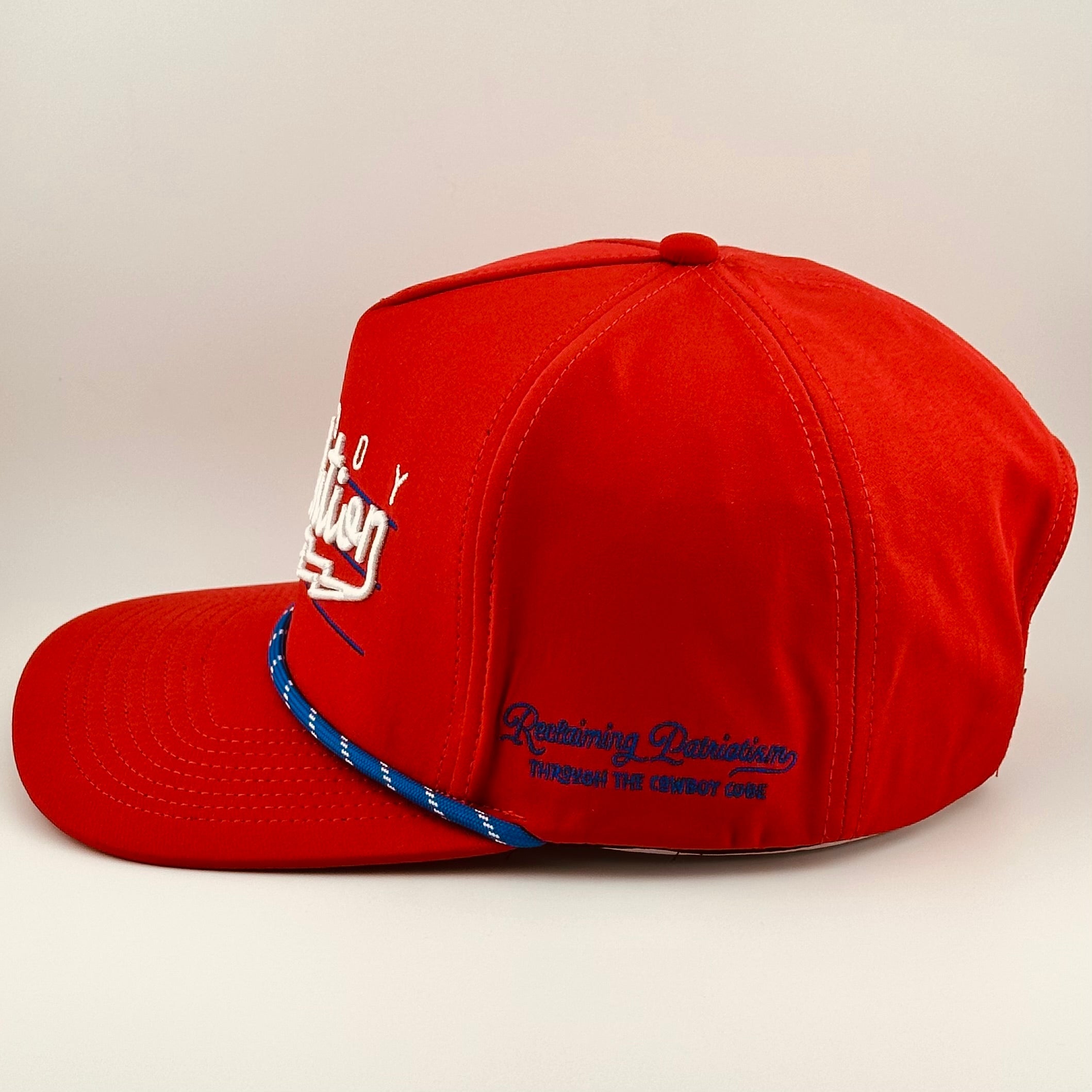 “LIGHTNING" RED, WHITE, AND BLUE PERFORMANCE HAT