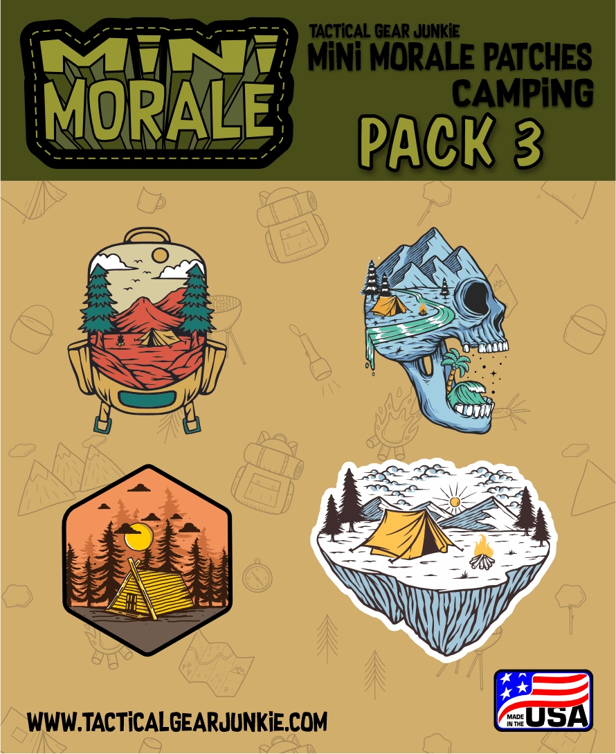 Mini Morale - Wilderness Explorer- Camping Patch Pack 3