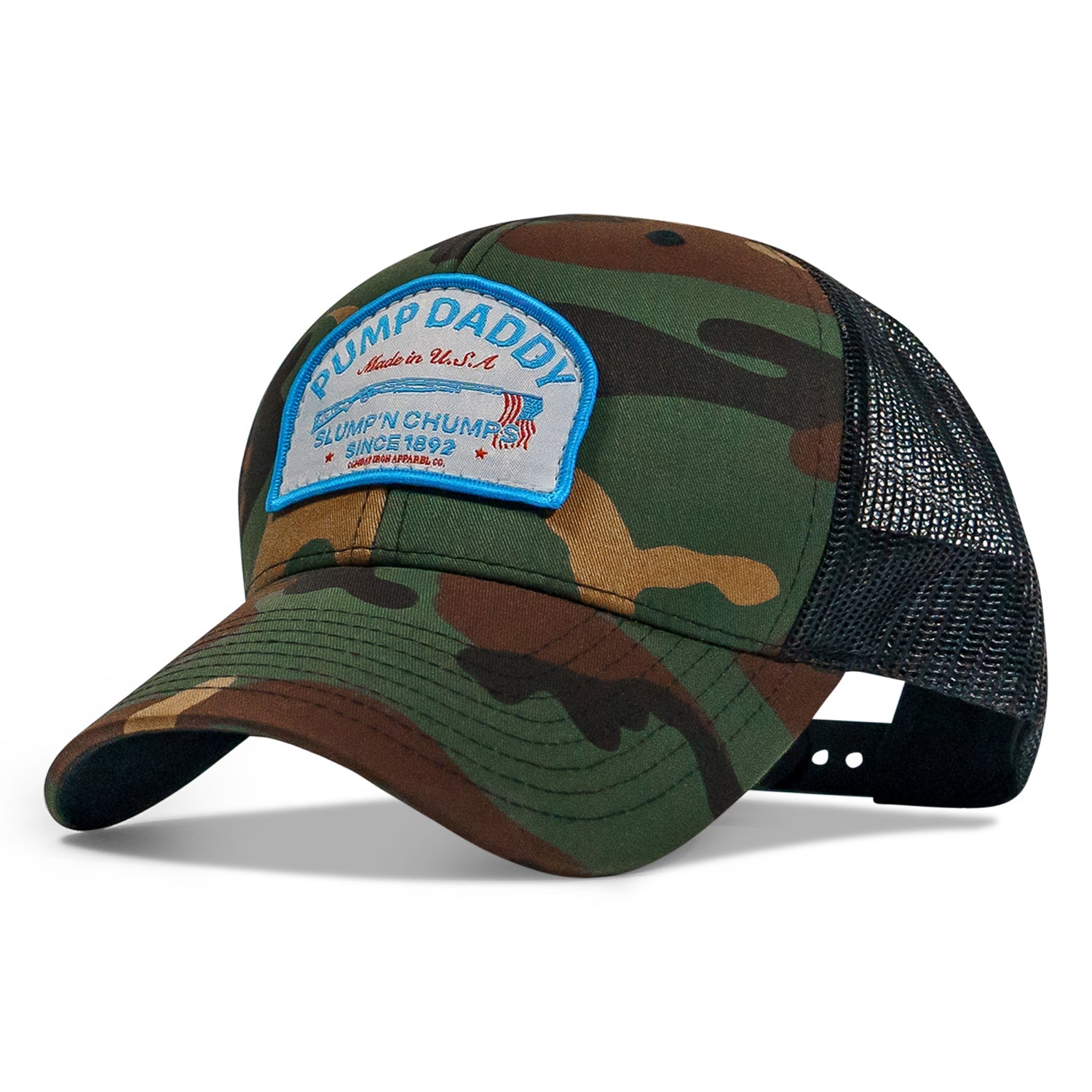 Pump Daddy Slump'n Chumps USA Patch SnapBack