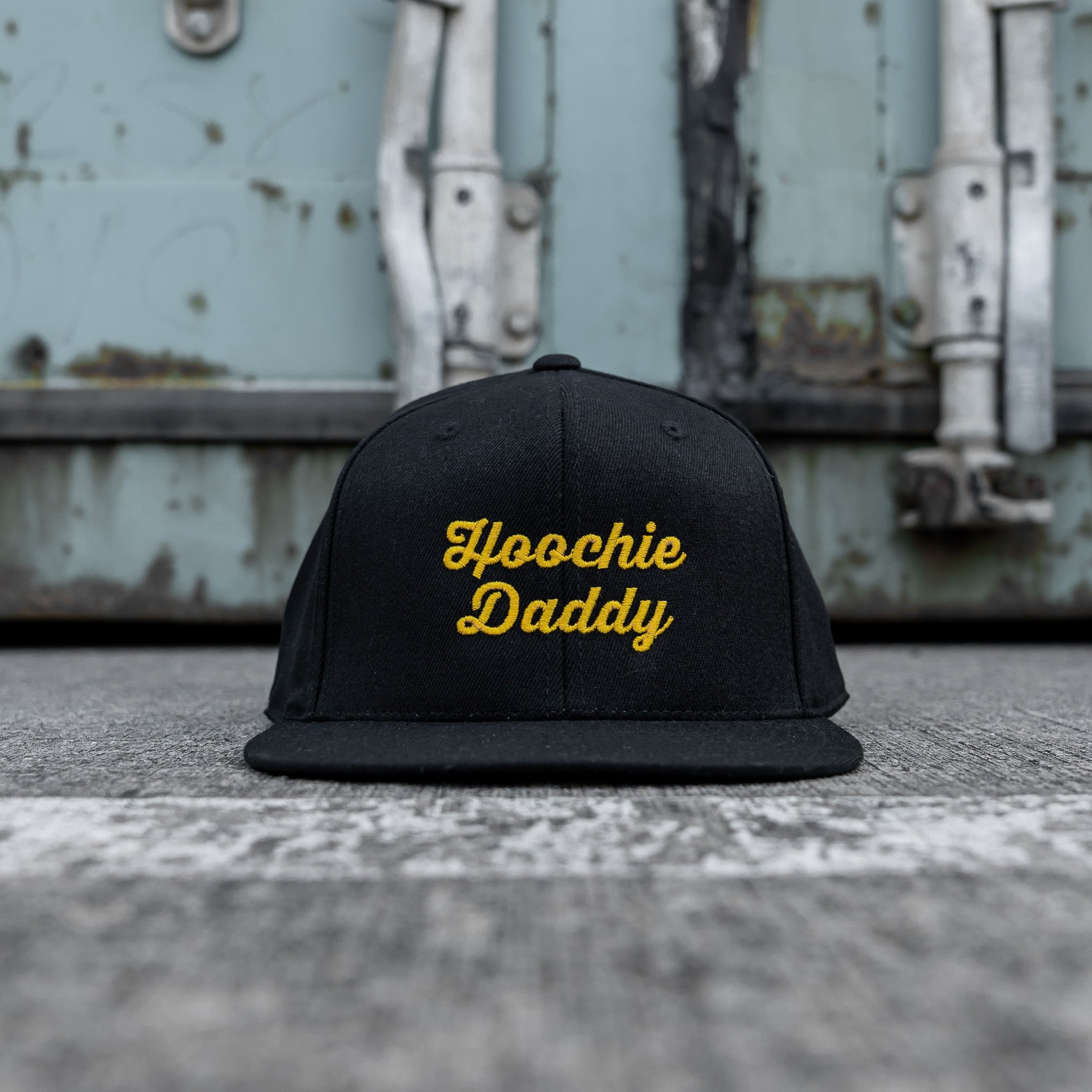 Hoochie Daddy Script FlatBill SnapBack Hat