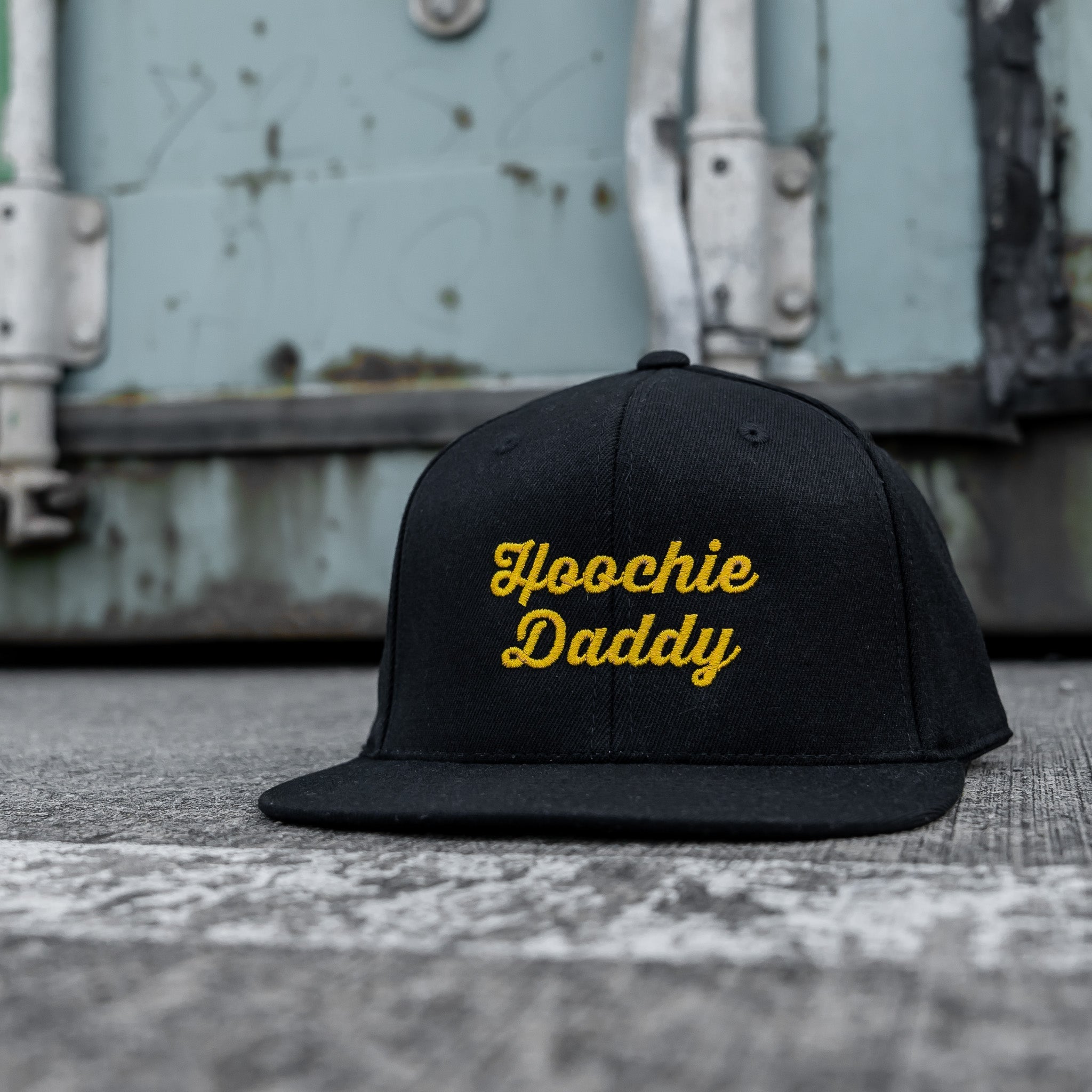 Hoochie Daddy Script FlatBill SnapBack Hat