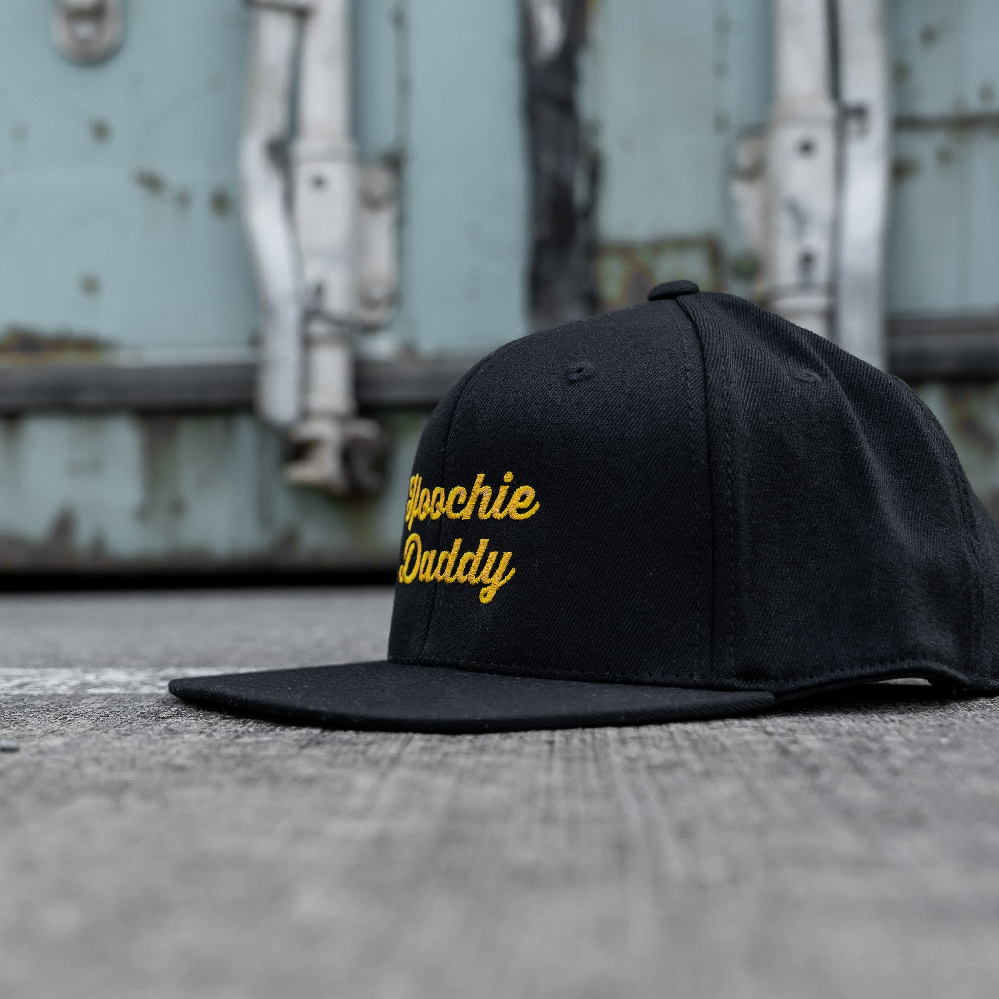 Hoochie Daddy Script FlatBill SnapBack Hat