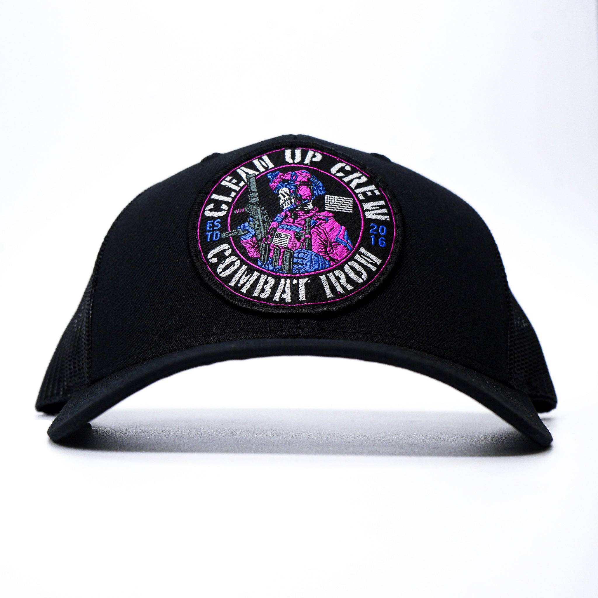 Clean Up Crew Miami Patch Mid-Profile Mesh Snapback Hat