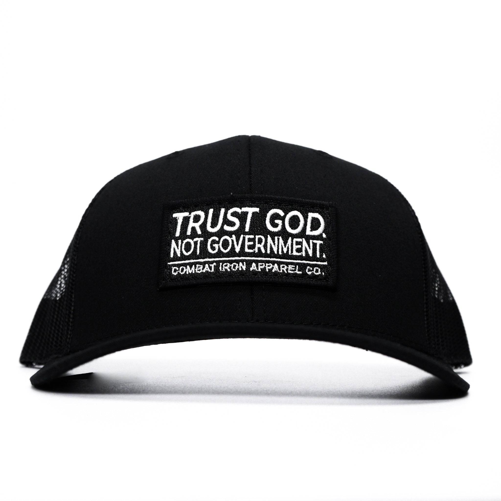 Vertraue Gott. Nicht der Regierung. Mid-Profile Mesh Snapback