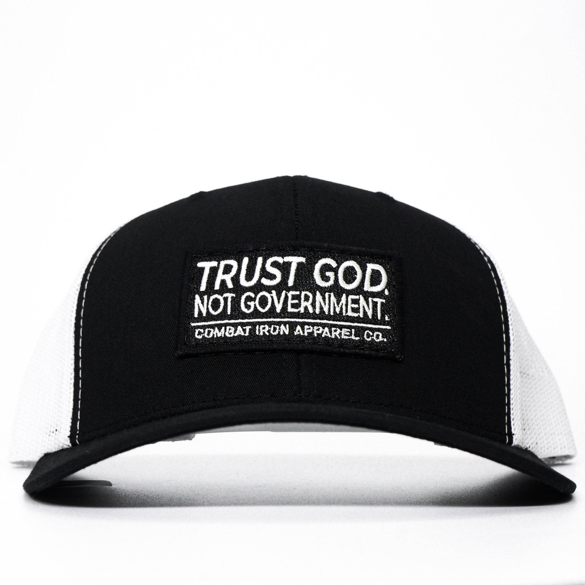 Trust God. Not Government. Mid-Profile Mesh Snapback