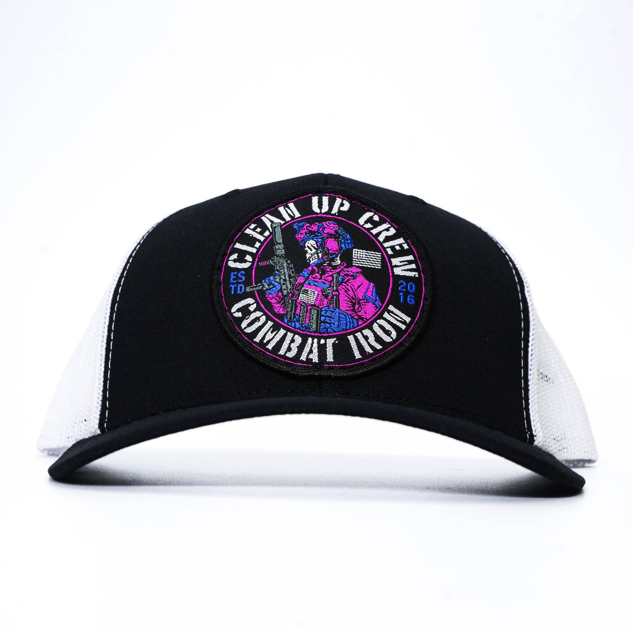 Clean Up Crew Miami Patch Mid-Profile Mesh Snapback Hat