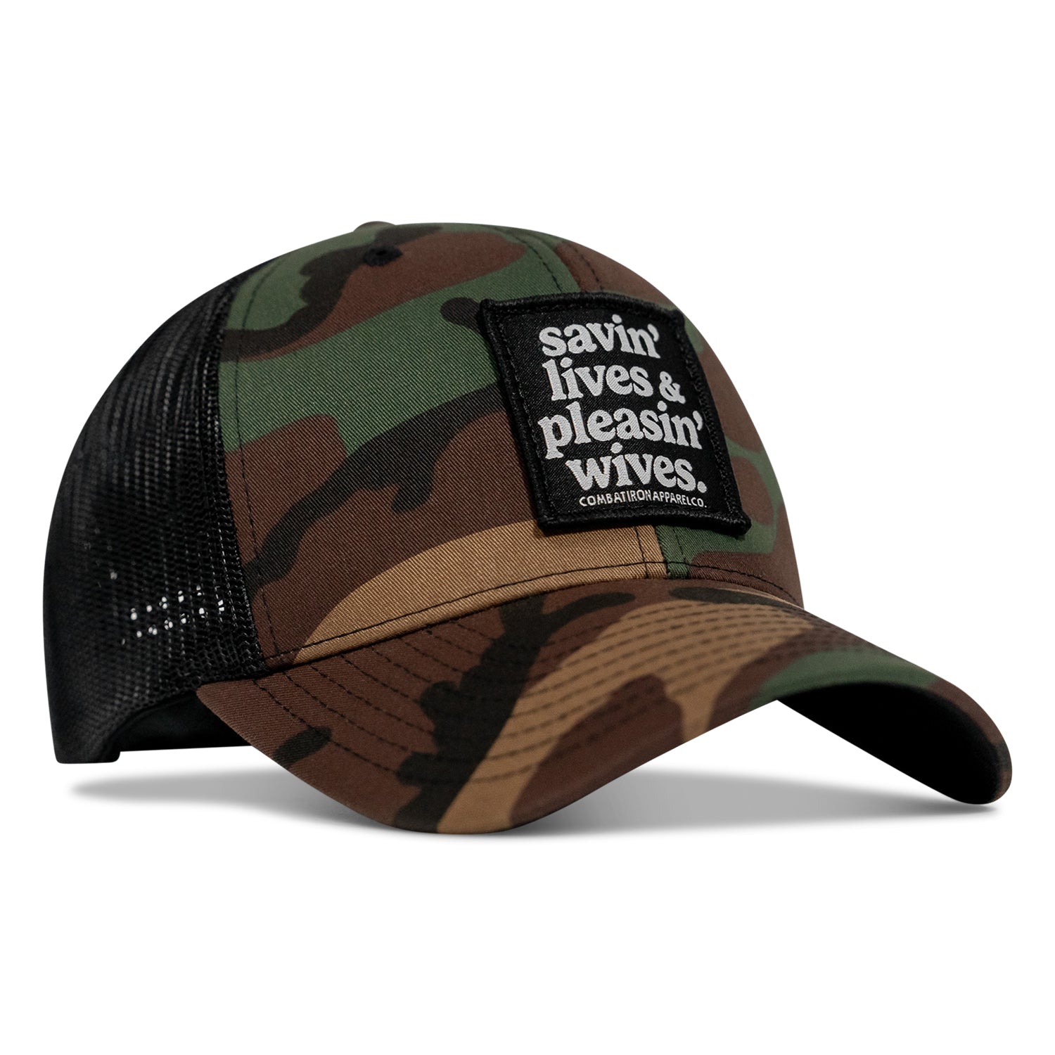 SAVIN' LIVES & PLEASIN' WIVES Mesh SnapBack Hat