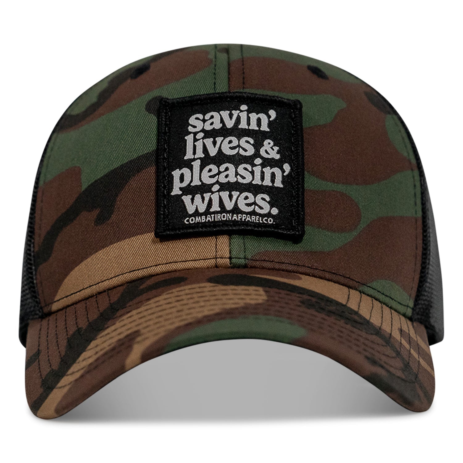 SAVIN' LIVES & PLEASIN' WIVES Mesh SnapBack Hat