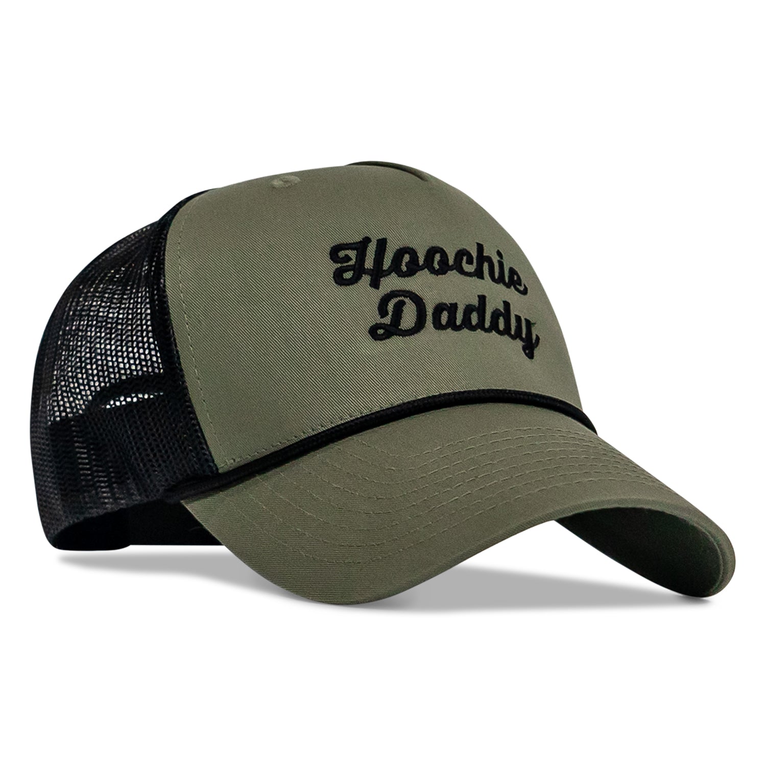 Hoochie Daddy Script Rope Snapback Hat