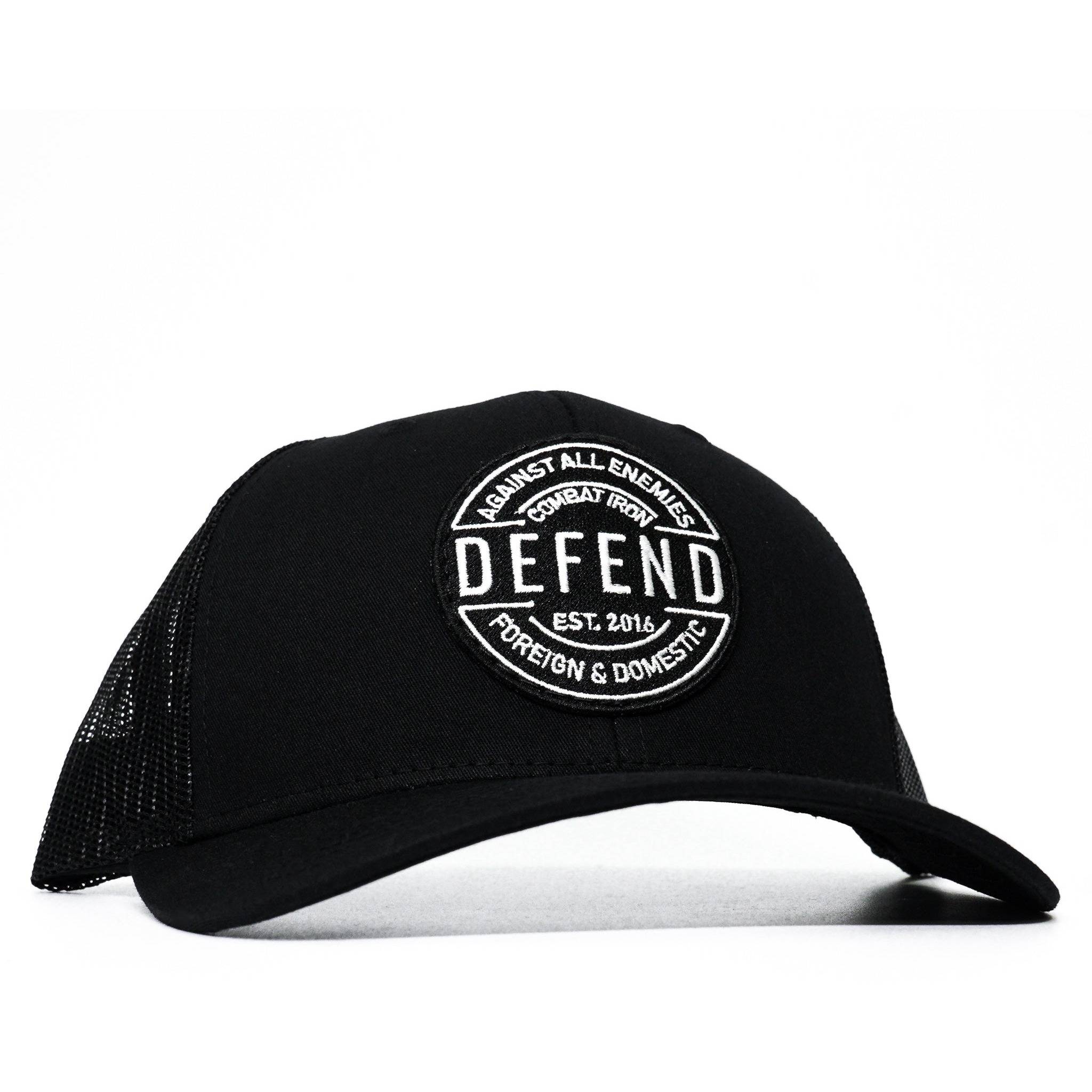 Defend Against All Enemies Foreign and Domestic Mid-Profile Mesh Snapback Hat