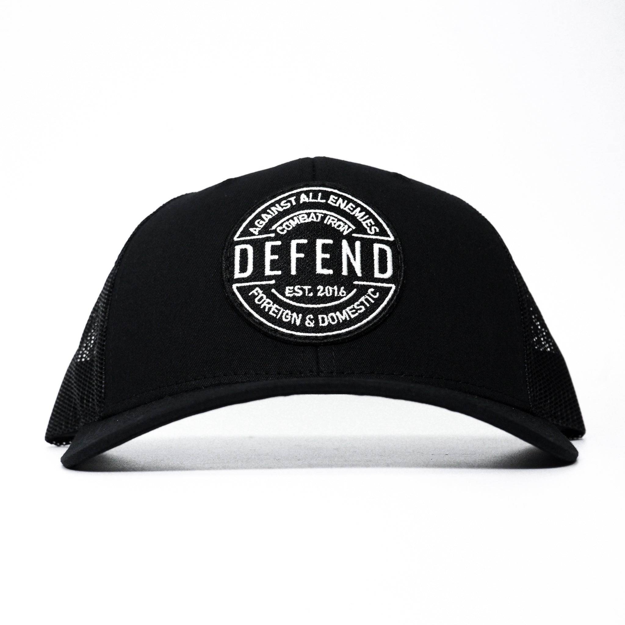 Defend Against All Enemies Foreign and Domestic Mid-Profile Mesh Snapback Hat