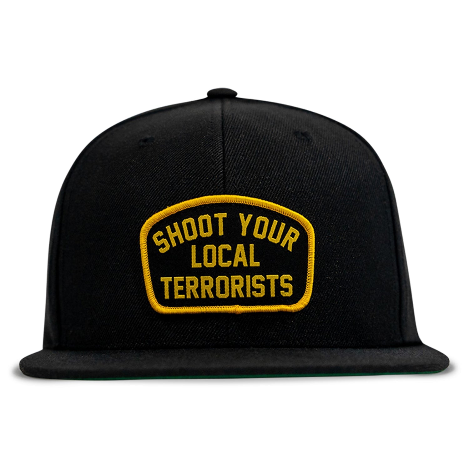 Shoot Your Local Terrorists Flat Bill SnapBack Hat