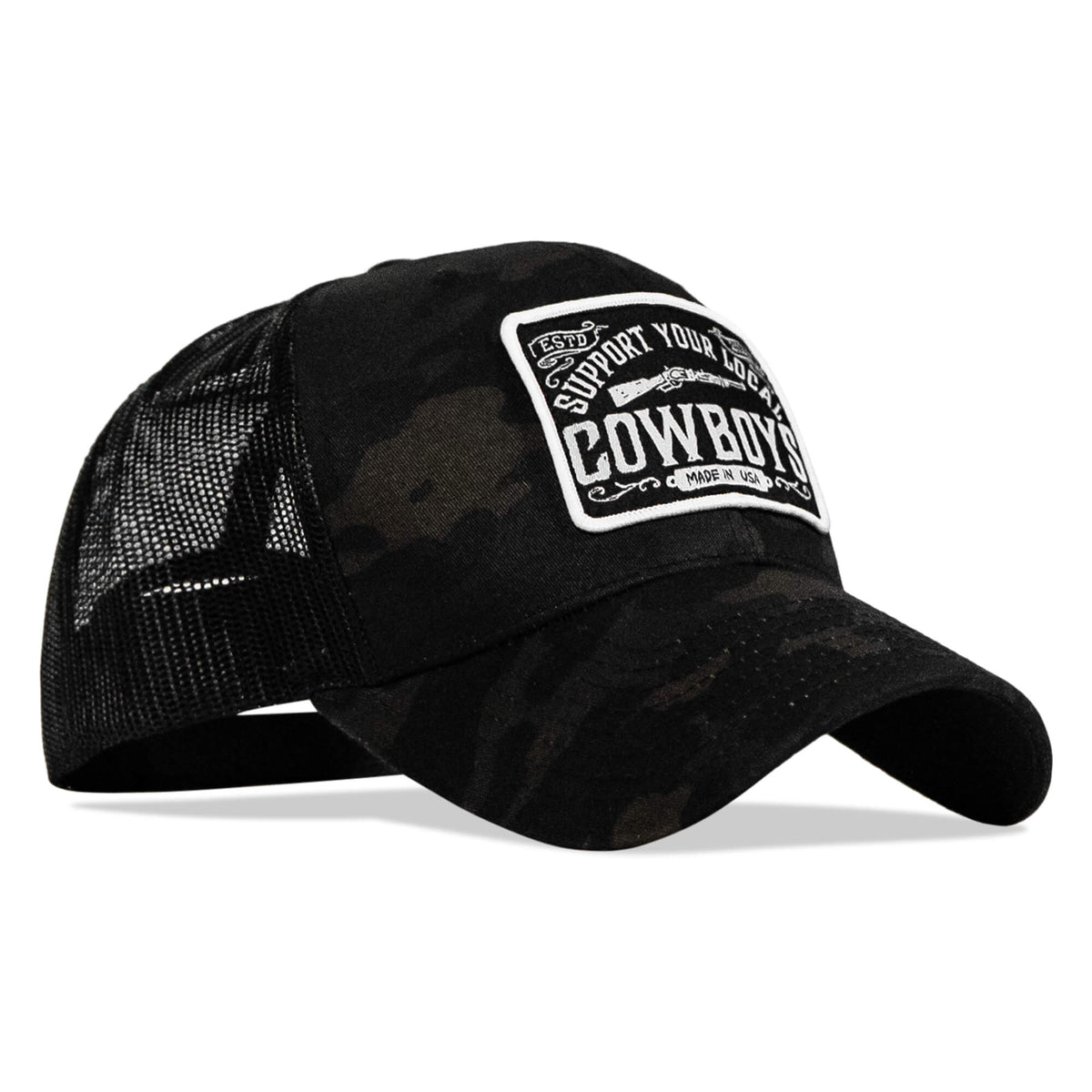 Support Your Local Cowboys Aufnäher Snapback-Kappe