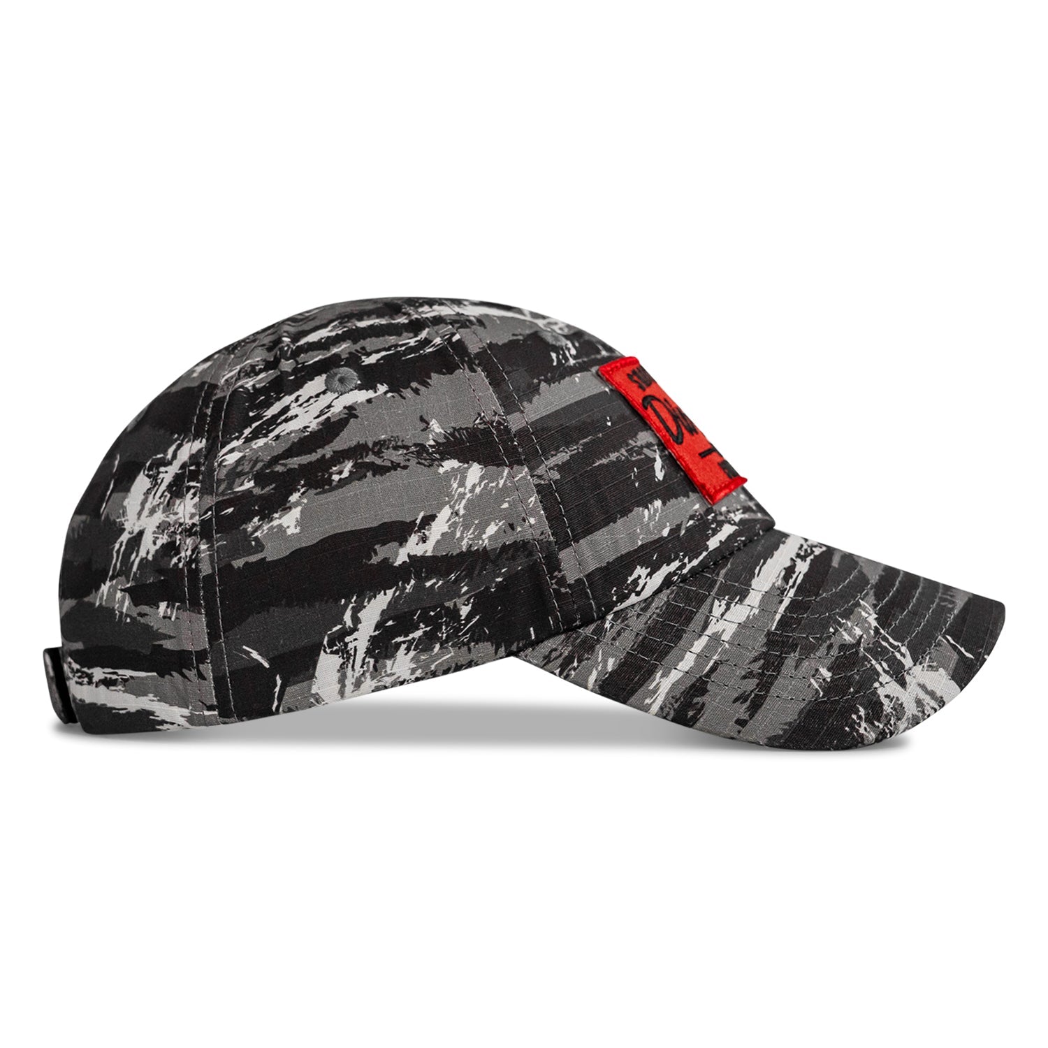 Shoot First. Die Last. Club Red Patch Ripstop Low Profile Flex Hat