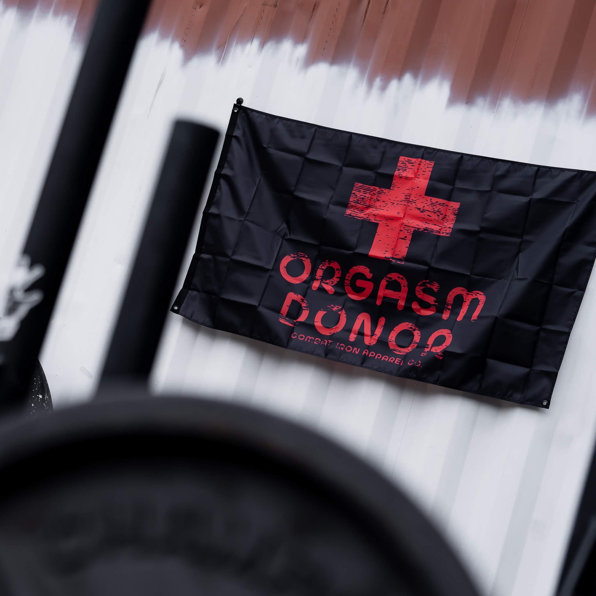 ORGASM DONOR 3' X 5' Wall Flag