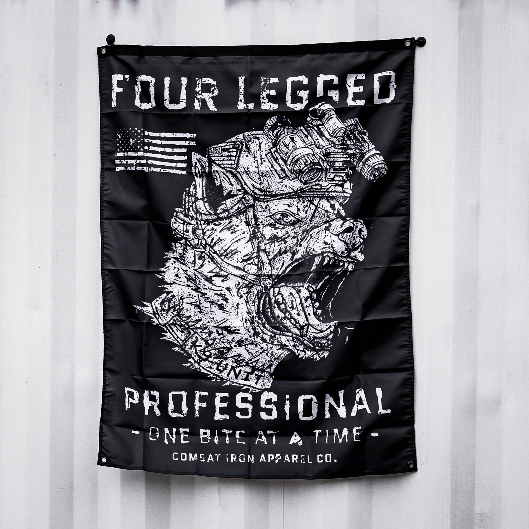 FOUR LEGGED PROFESSIONAL K9 Edition 3' X 4' Wall Flag