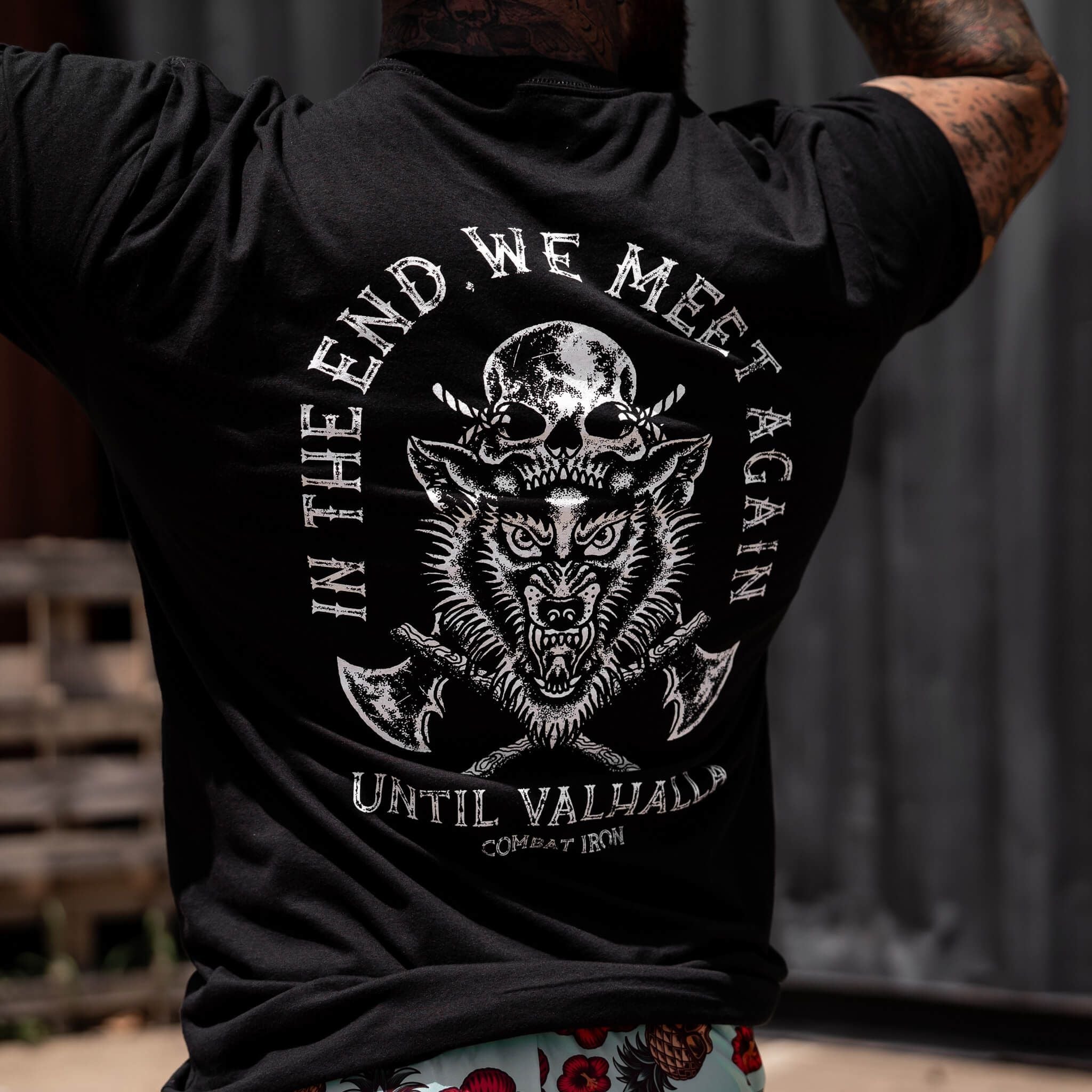 IN THE END, WE MEET AGAIN | UNTIL VALHALLA MEN'S T-SHIRT