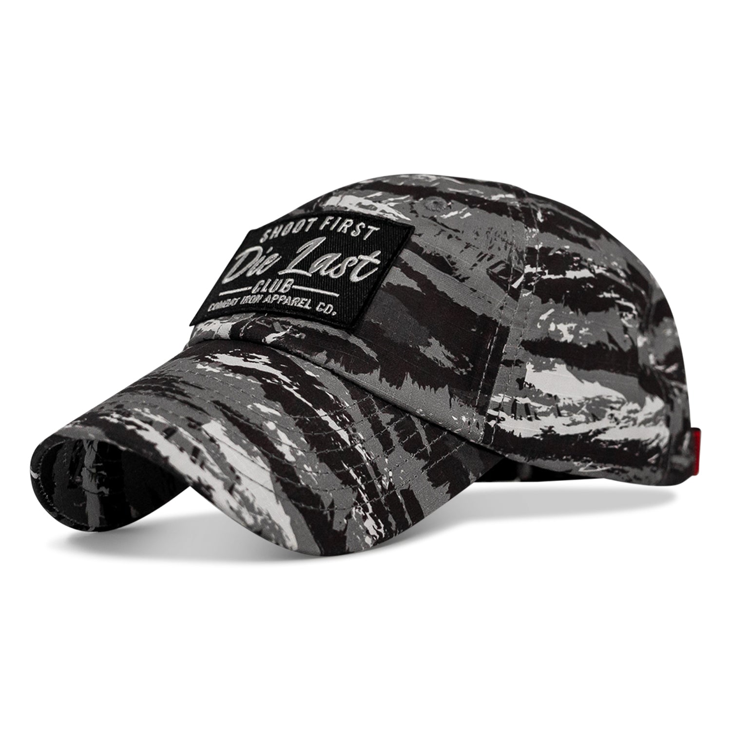 Shoot First. Die Last. Club Patch Low Profile Ripstop Flex Hat