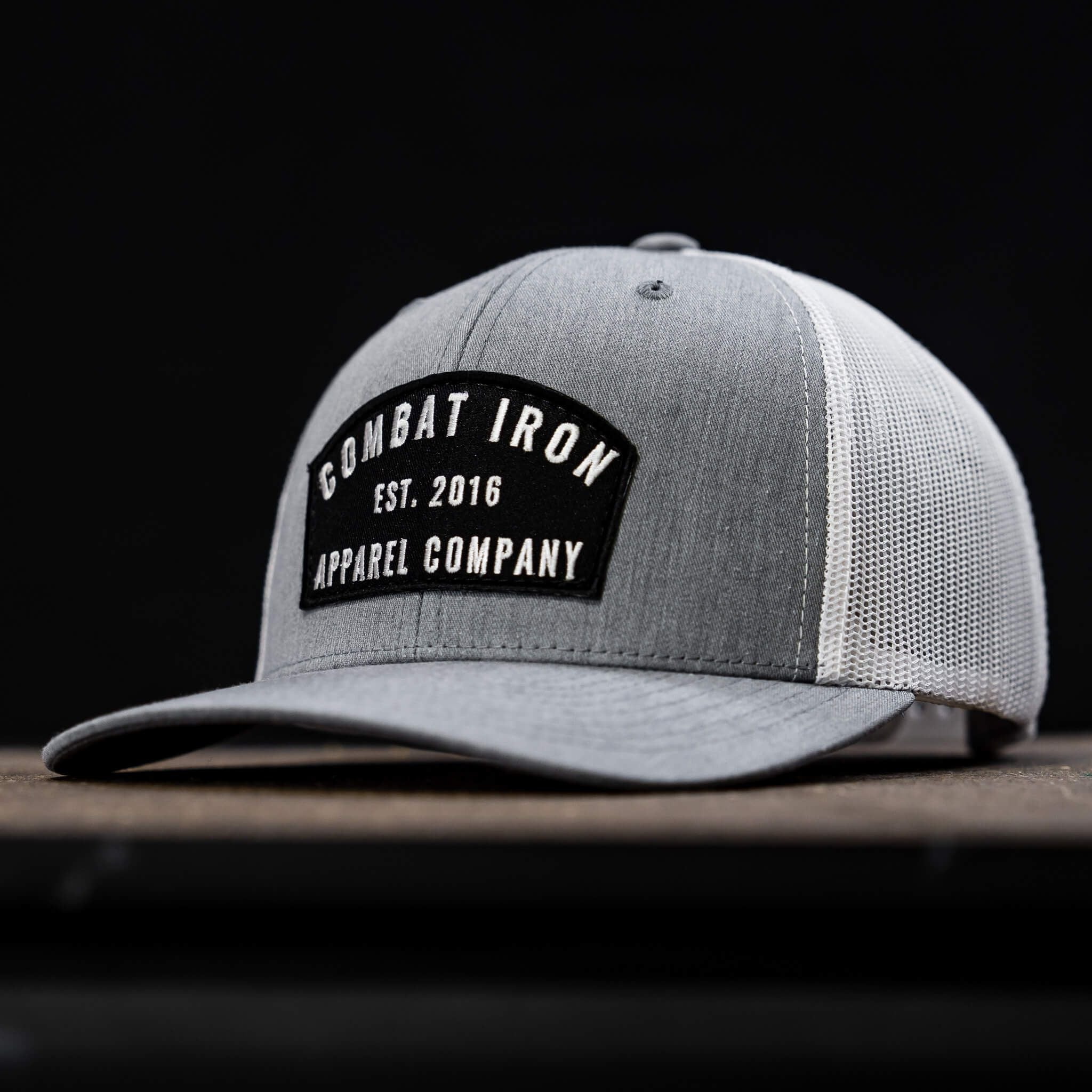 Arched Black Patch Edition Mid-Profile Mesh Snapback Hat