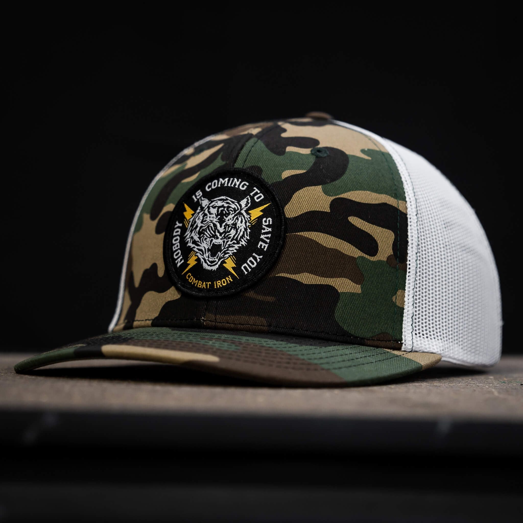 Nobody Is Coming To Save You Patch Snapback Hat