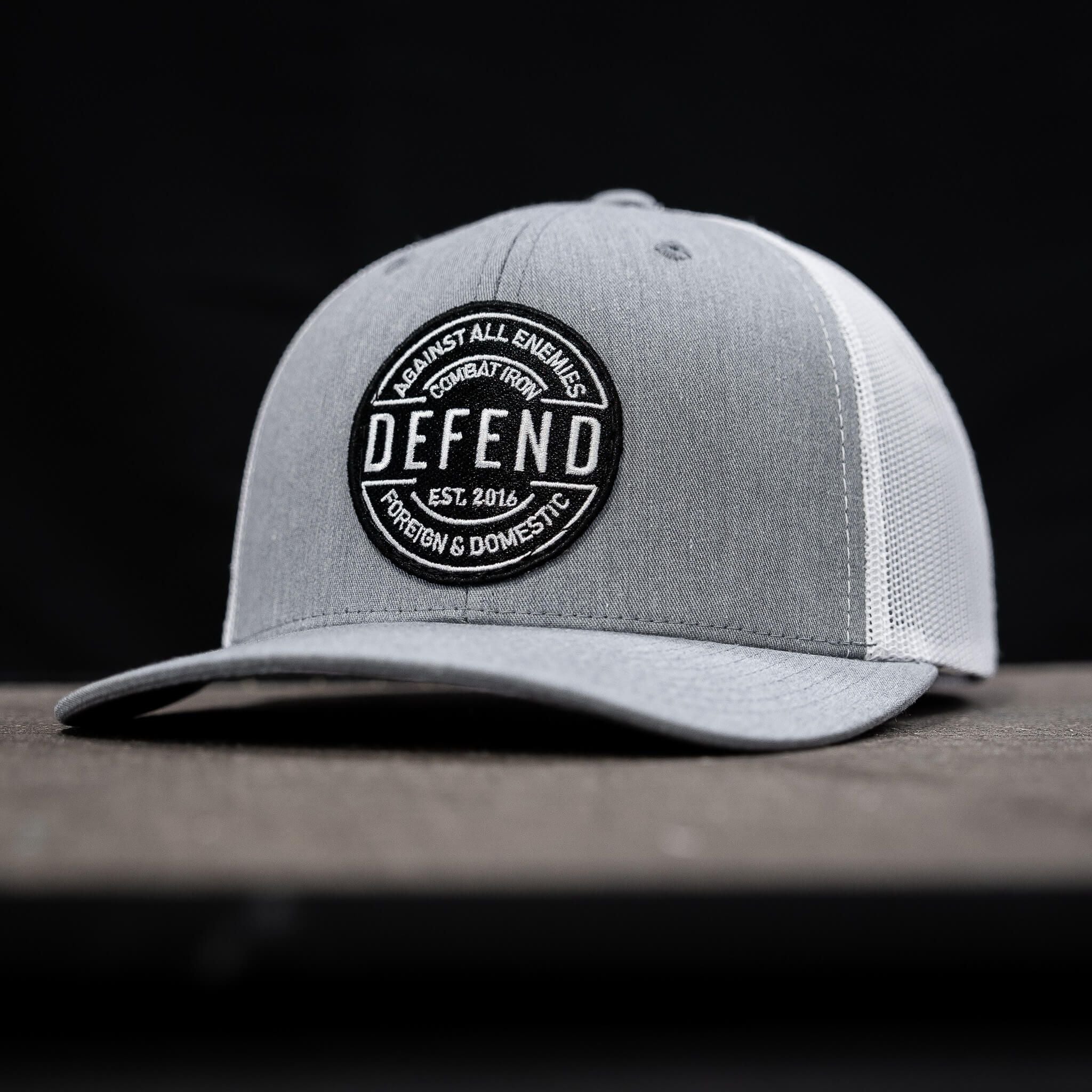 Defend Against All Enemies Foreign and Domestic Mid-Profile Mesh Snapback Hat