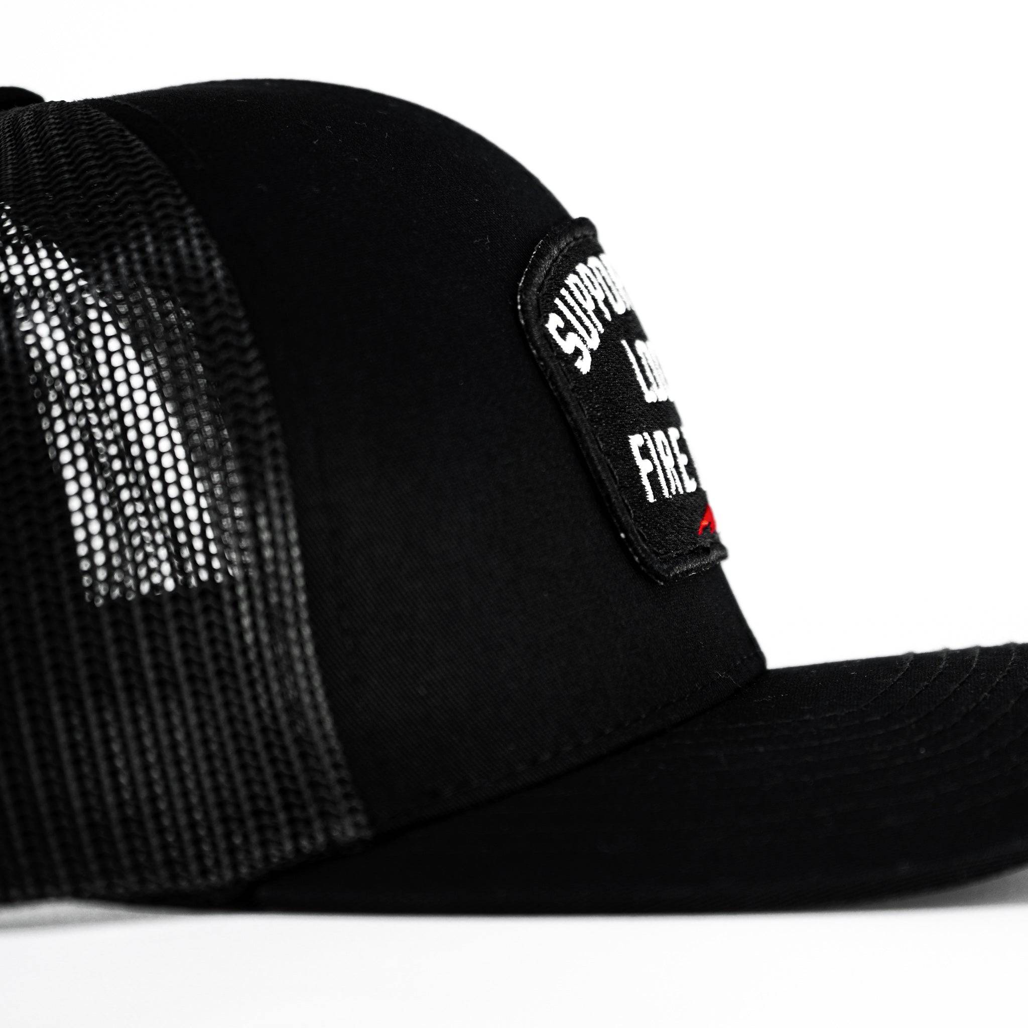 SUPPORT YOUR LOCAL FIRE DEPT. MID-PROFILE MESH SNAPBACK Hat