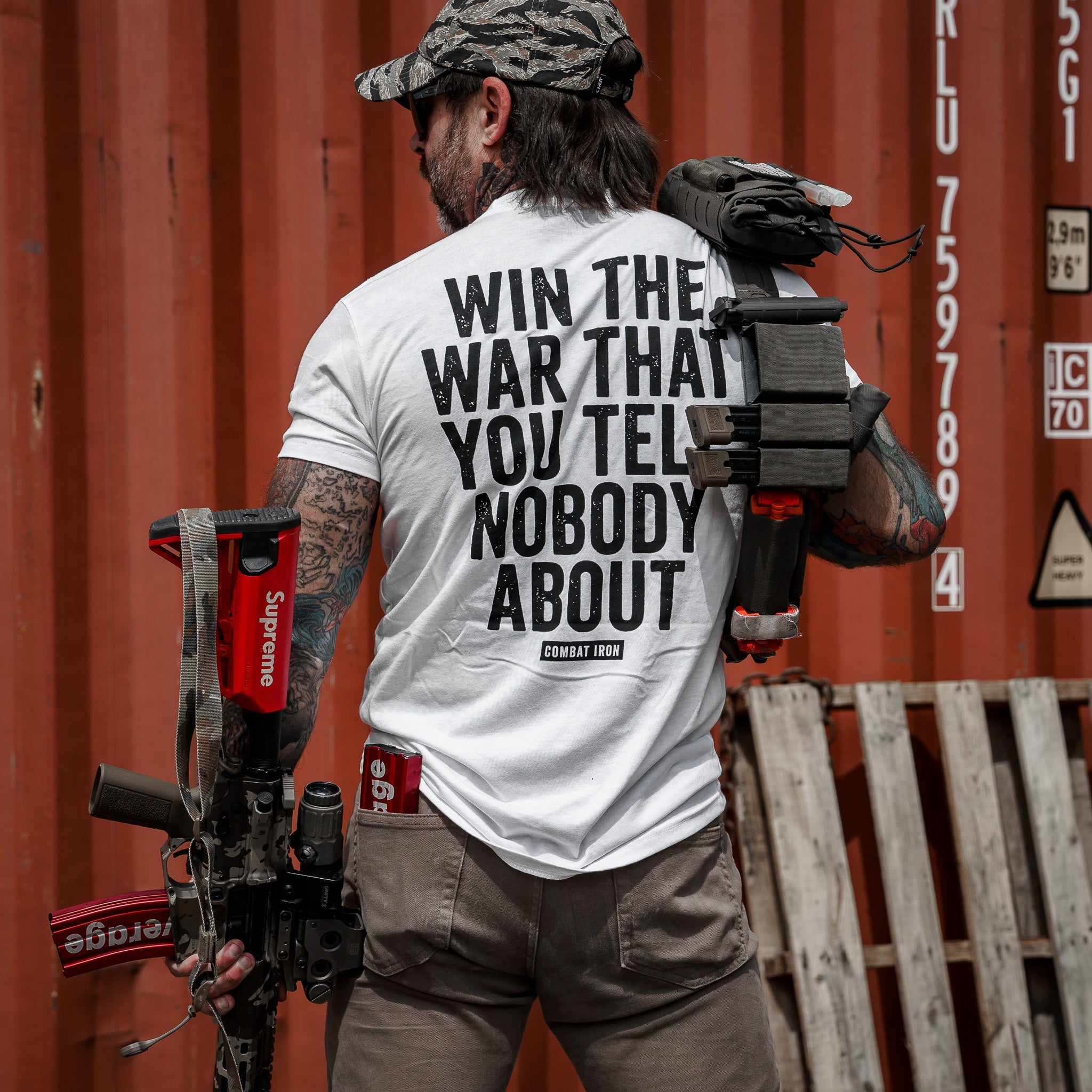 WIN THE WAR THAT YOU TELL NOBODY ABOUT MEN'S T-SHIRT