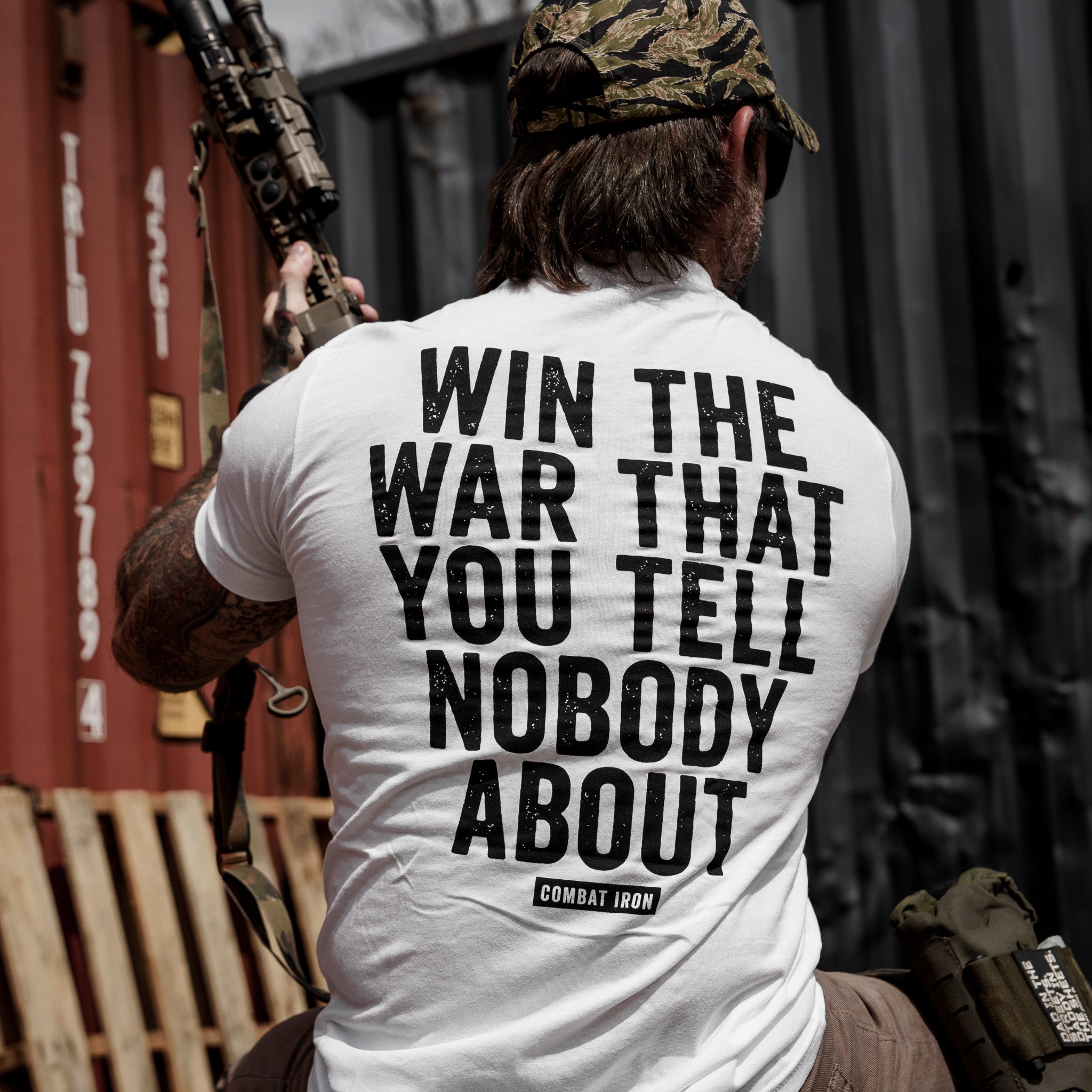 WIN THE WAR THAT YOU TELL NOBODY ABOUT MEN'S T-SHIRT