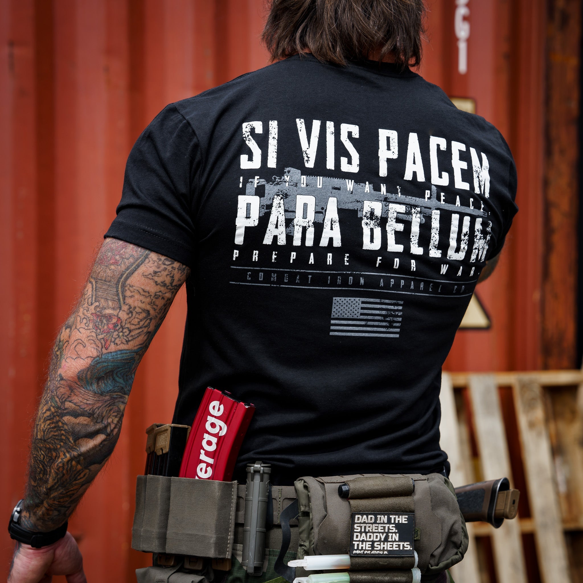 IF YOU WANT PEACE. PREPARE FOR WAR | SI VIS PACEM PARA BELLUM MEN’S T-SHIRT