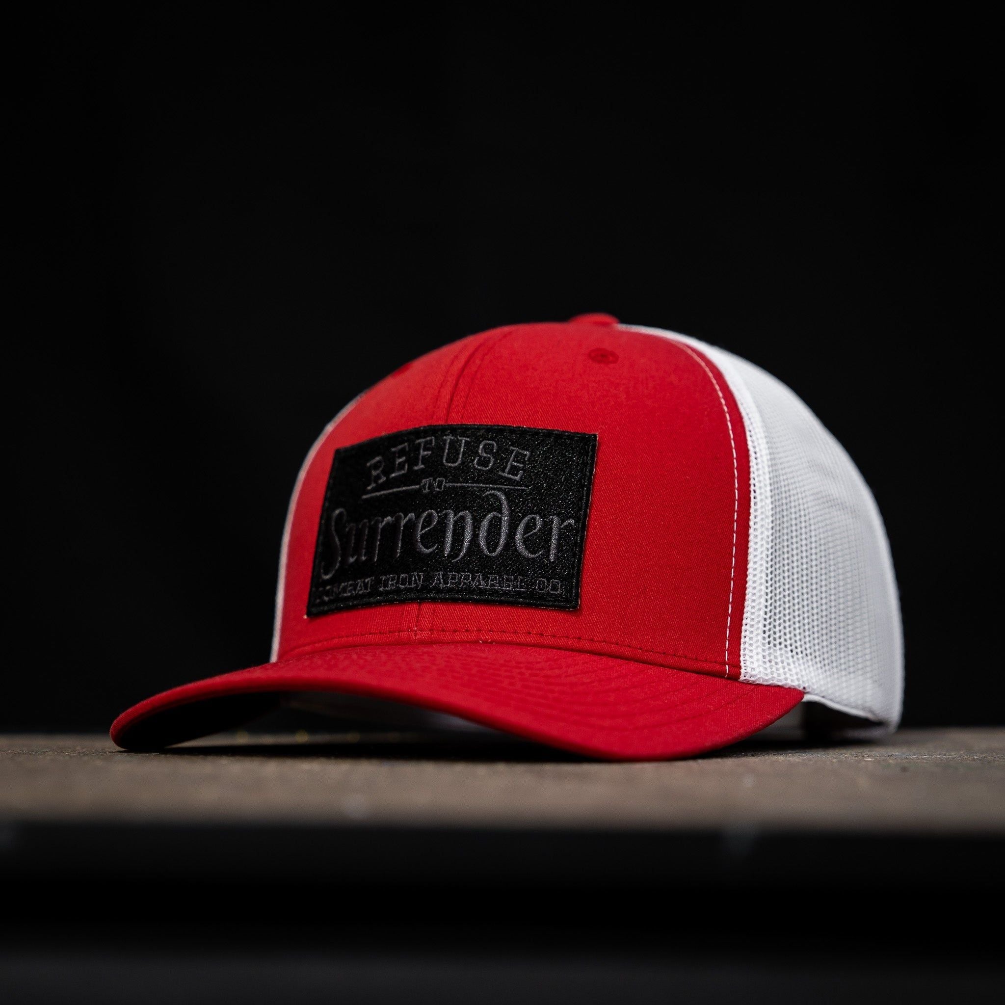 Refuse To Surrender Blacked Out Patch Mid-Profile Snapback HAT