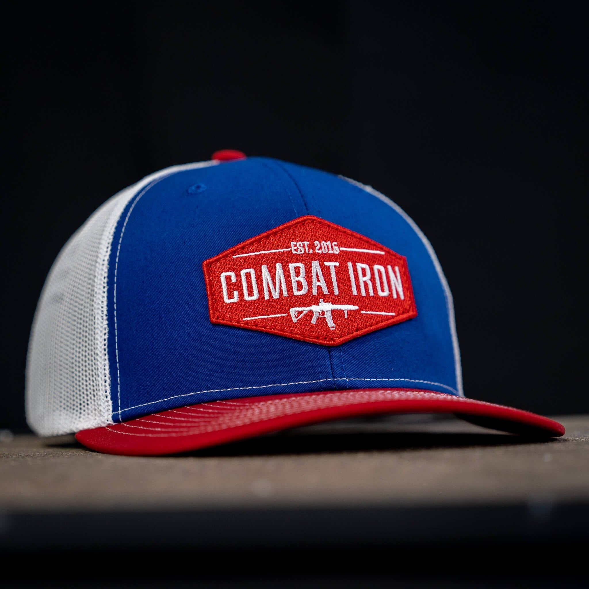 Original AR Red Patch Mid-Profile Mesh Snapback Cap
