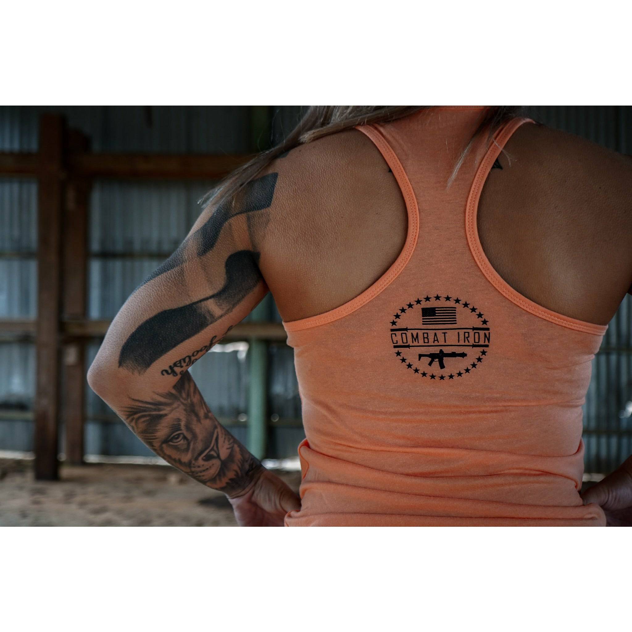 Original Combat Iron Branded Woman's Tank Top