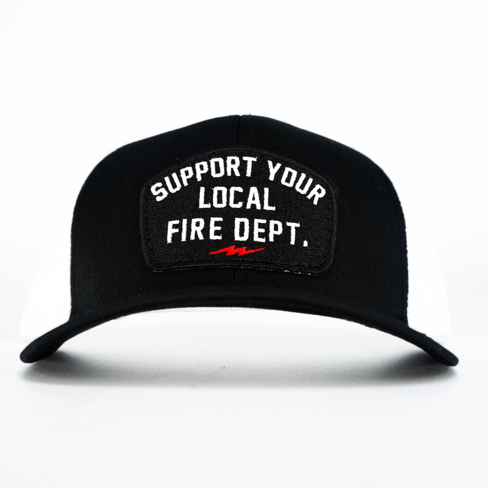 SUPPORT YOUR LOCAL FIRE DEPT. MID-PROFILE MESH SNAPBACK Hat