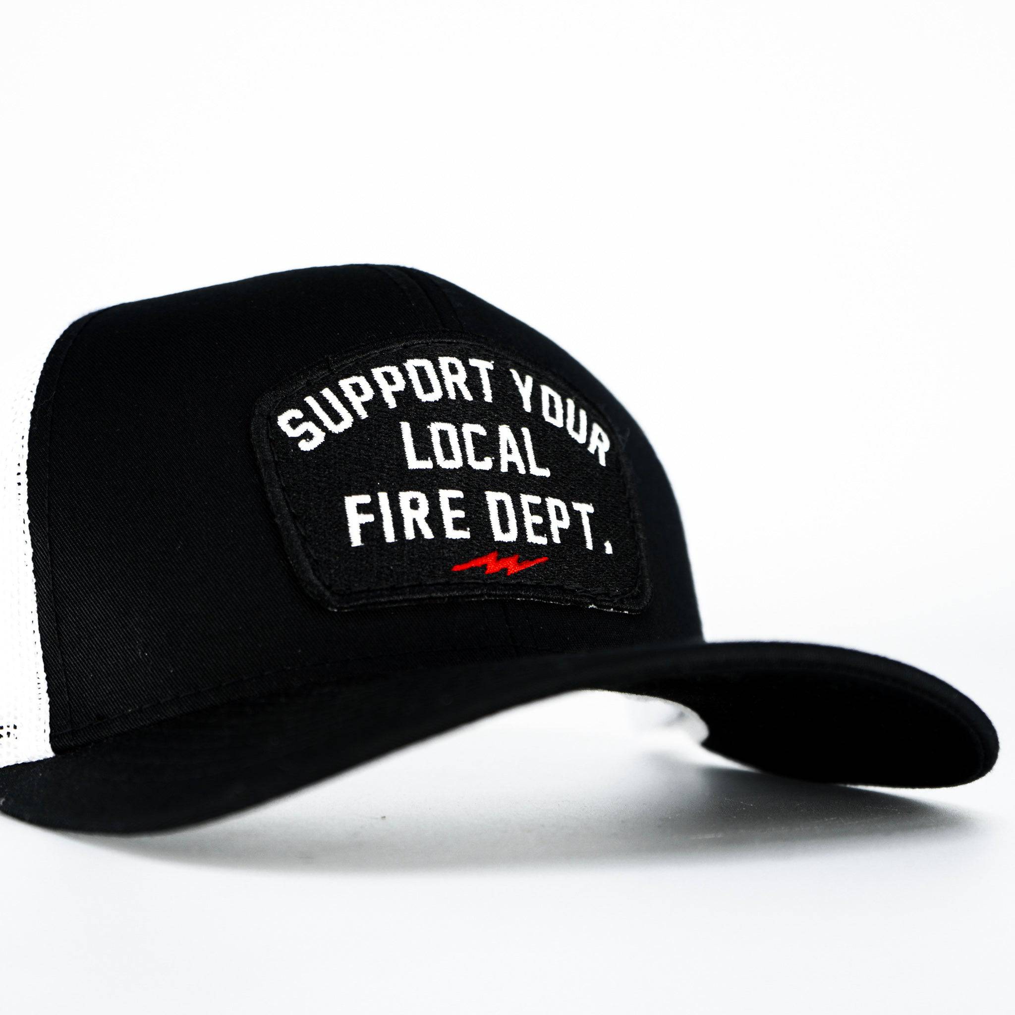 SUPPORT YOUR LOCAL FIRE DEPT. MID-PROFILE MESH SNAPBACK Hat