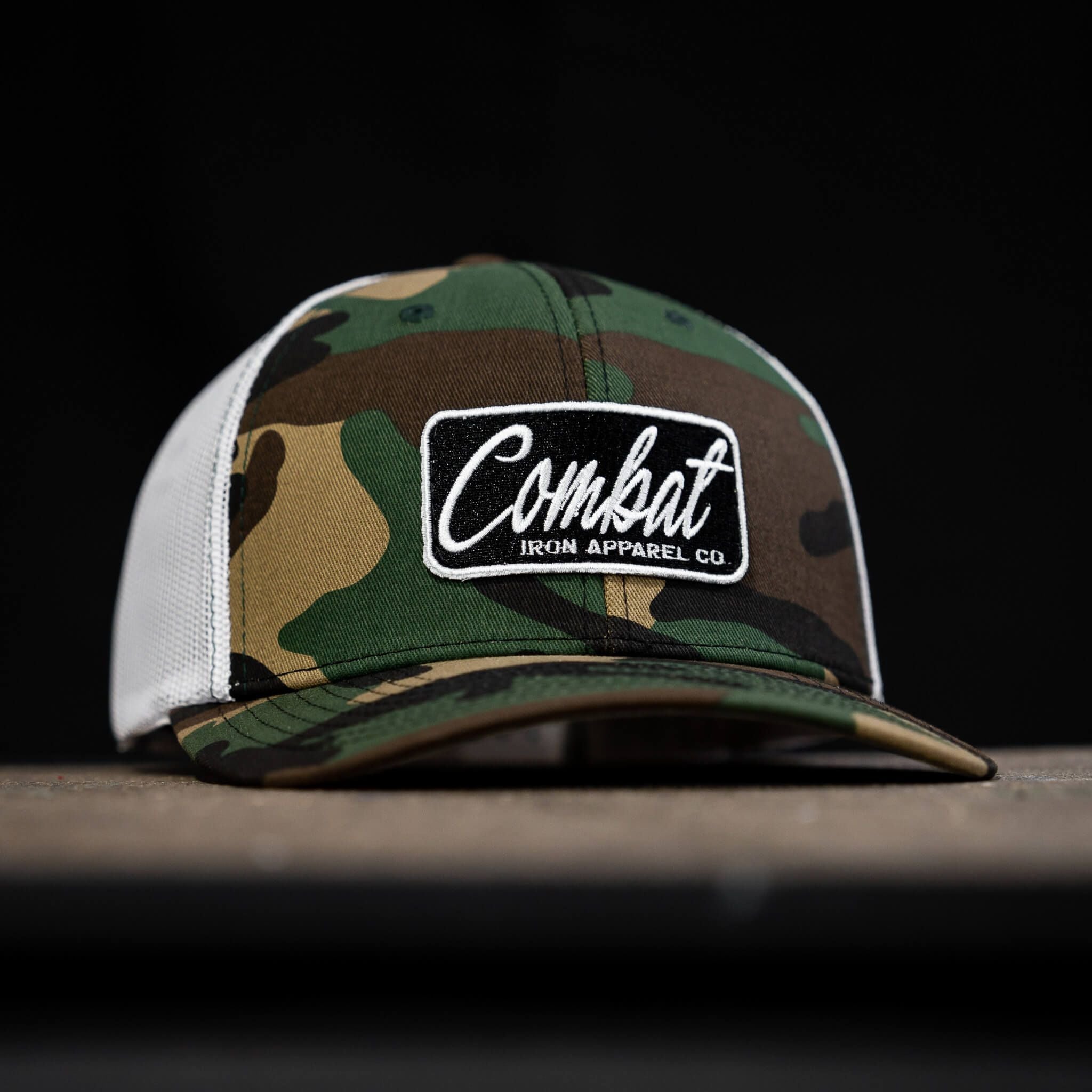 Combat Script Patch Mid-Profile Mesh Snapback Hat