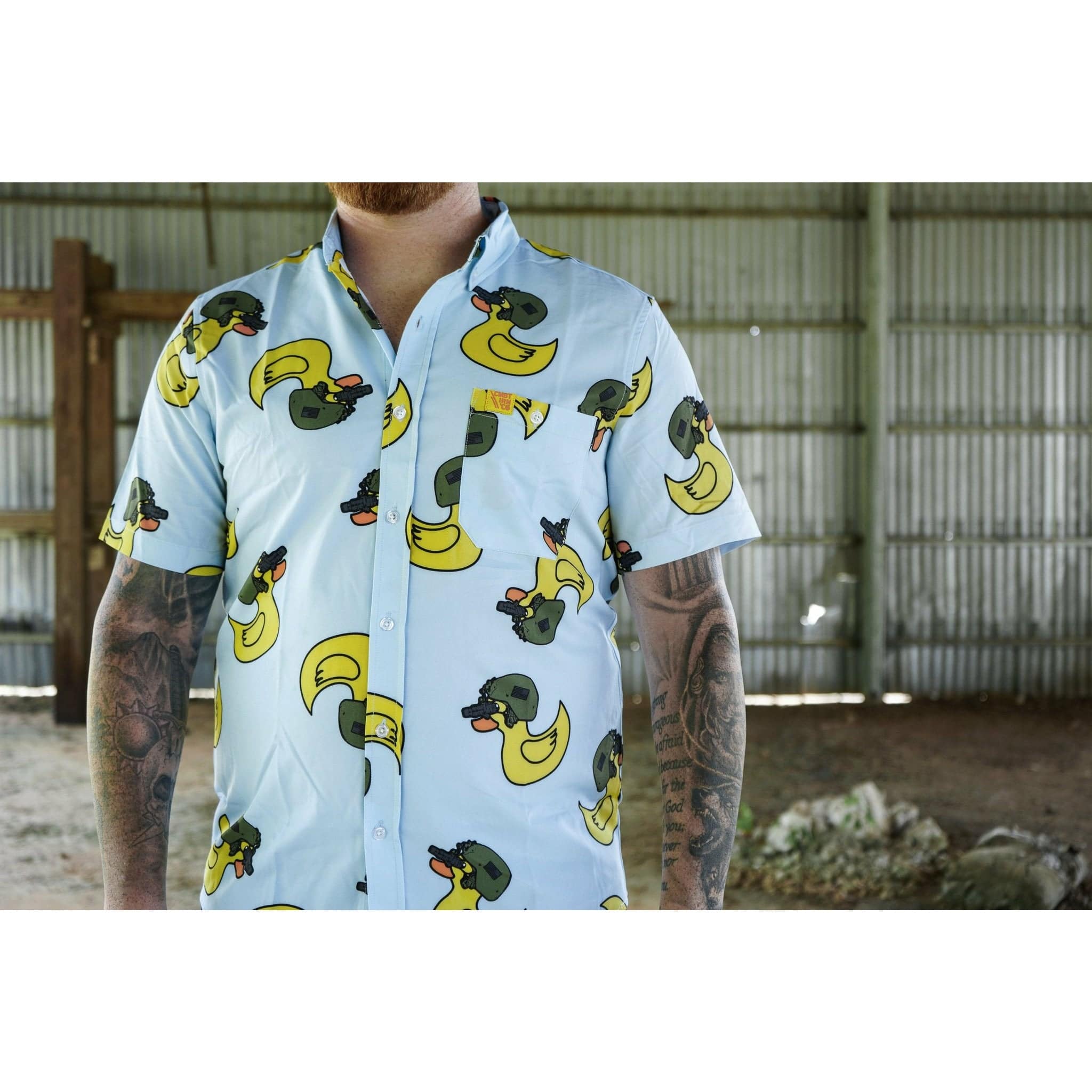 LIGHT WEIGHT BUTTON UP SHORT SLEEVE