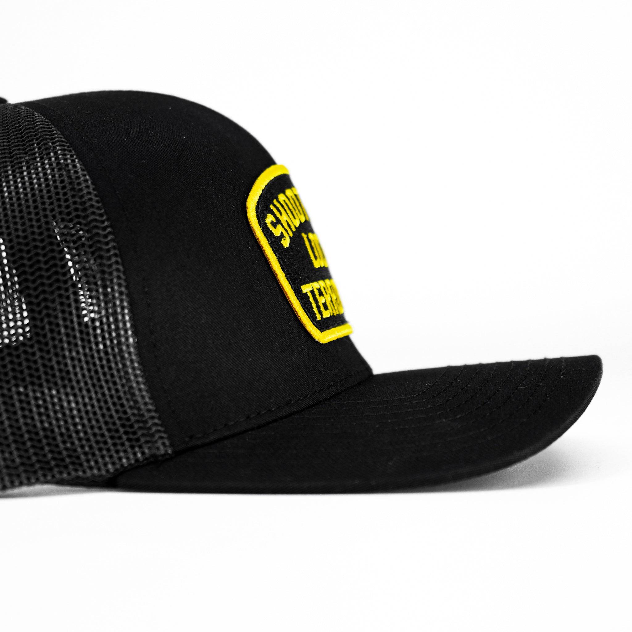 SHOOT YOUR LOCAL TERRORISTS PATCH MESH SNAPBACK Hat