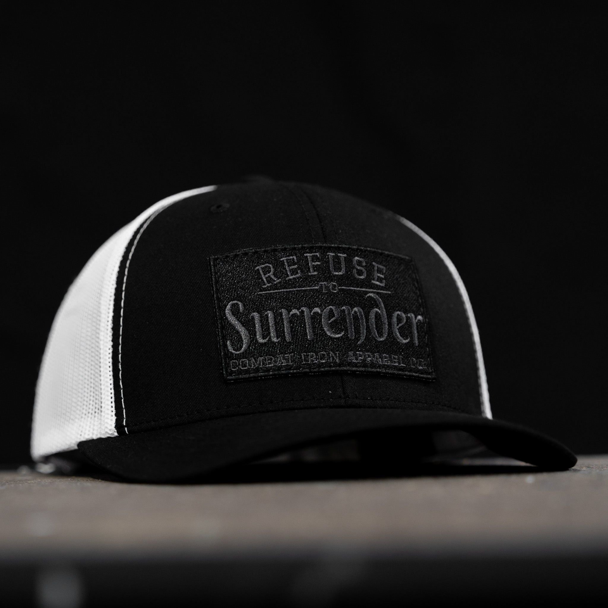 Refuse To Surrender Blacked Out Patch Mid-Profile Snapback HAT