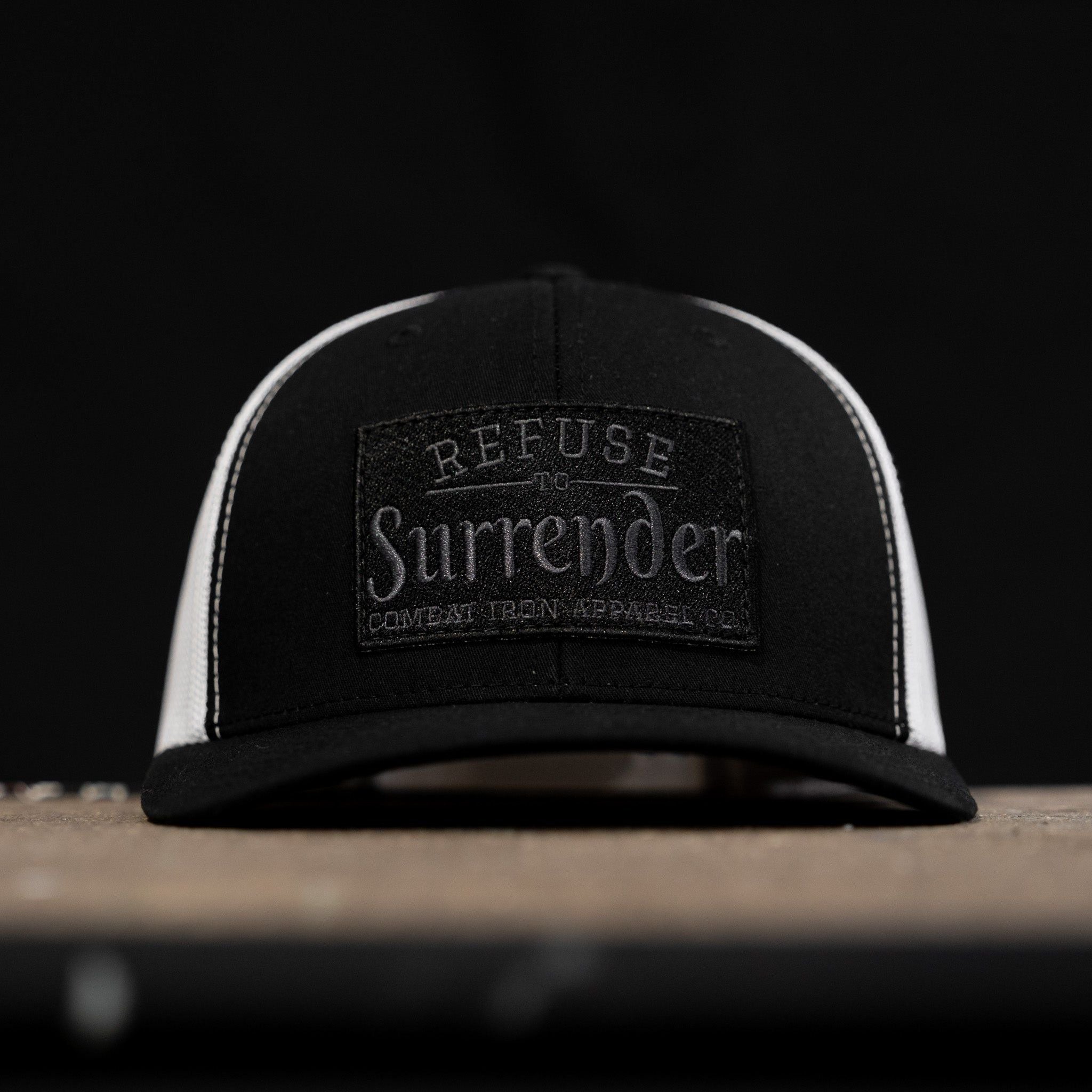 Refuse To Surrender Blacked Out Patch Mid-Profile Snapback HAT