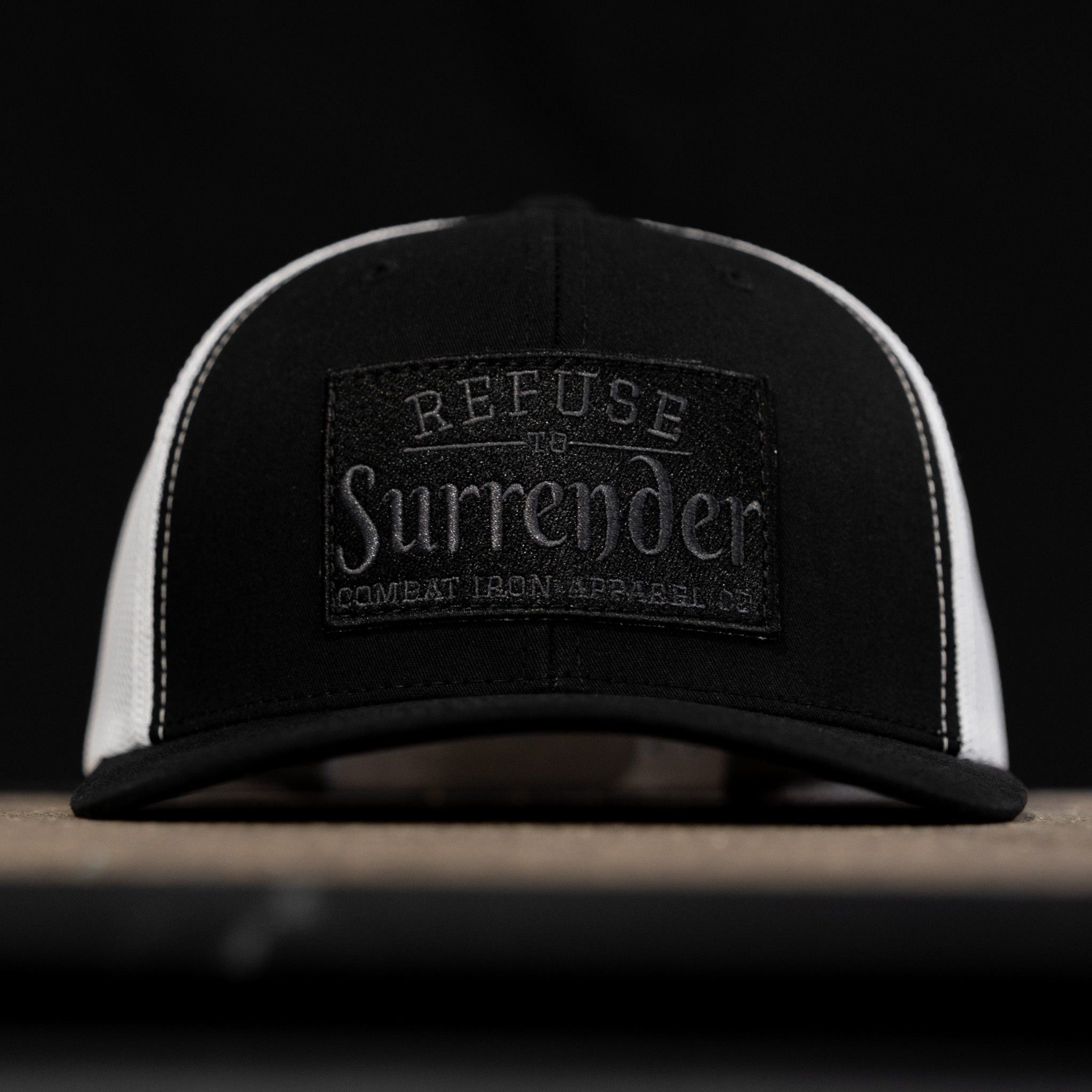 Refuse To Surrender Blacked Out Patch Mid-Profile Snapback HAT