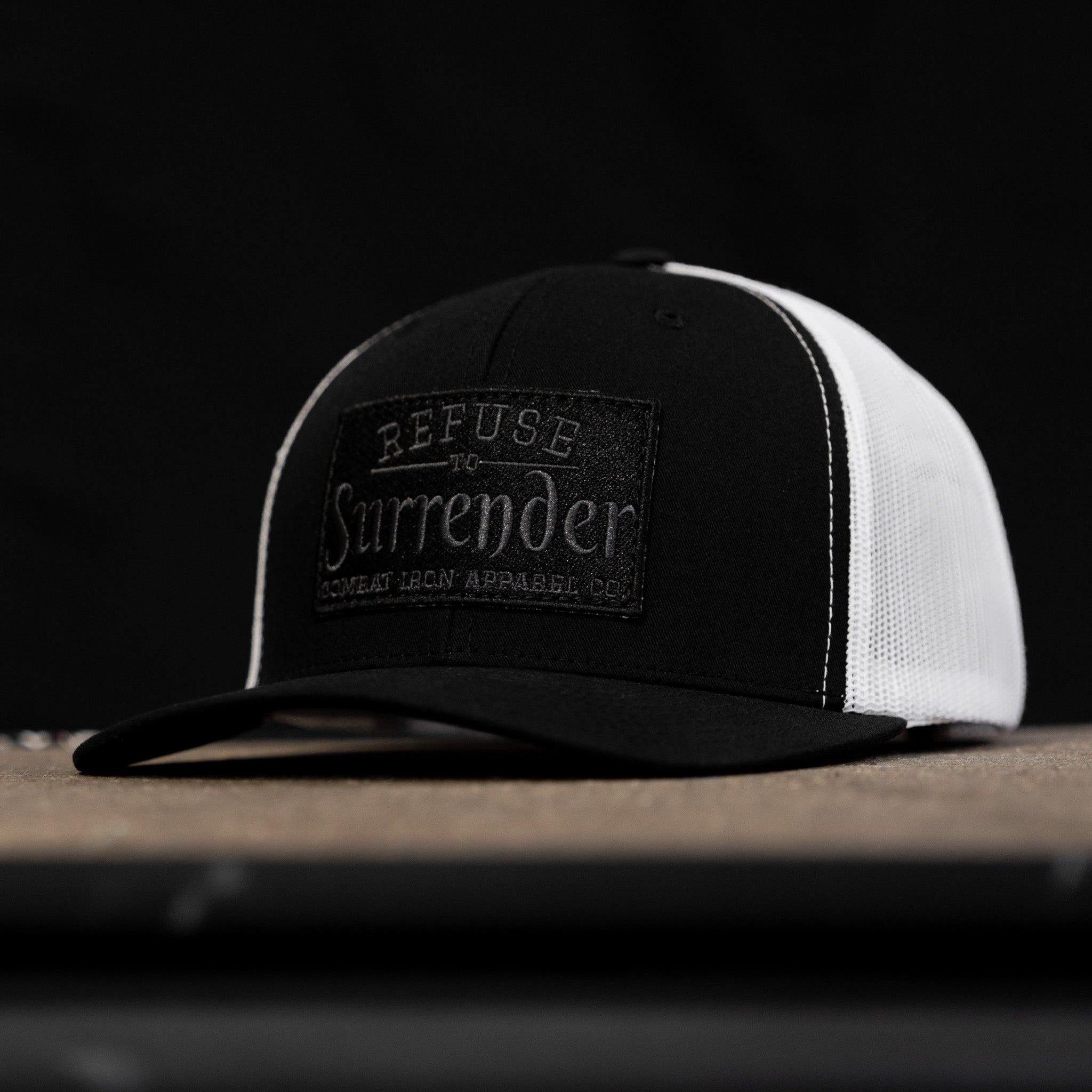 Refuse To Surrender Blacked Out Patch Mid-Profile Snapback HAT