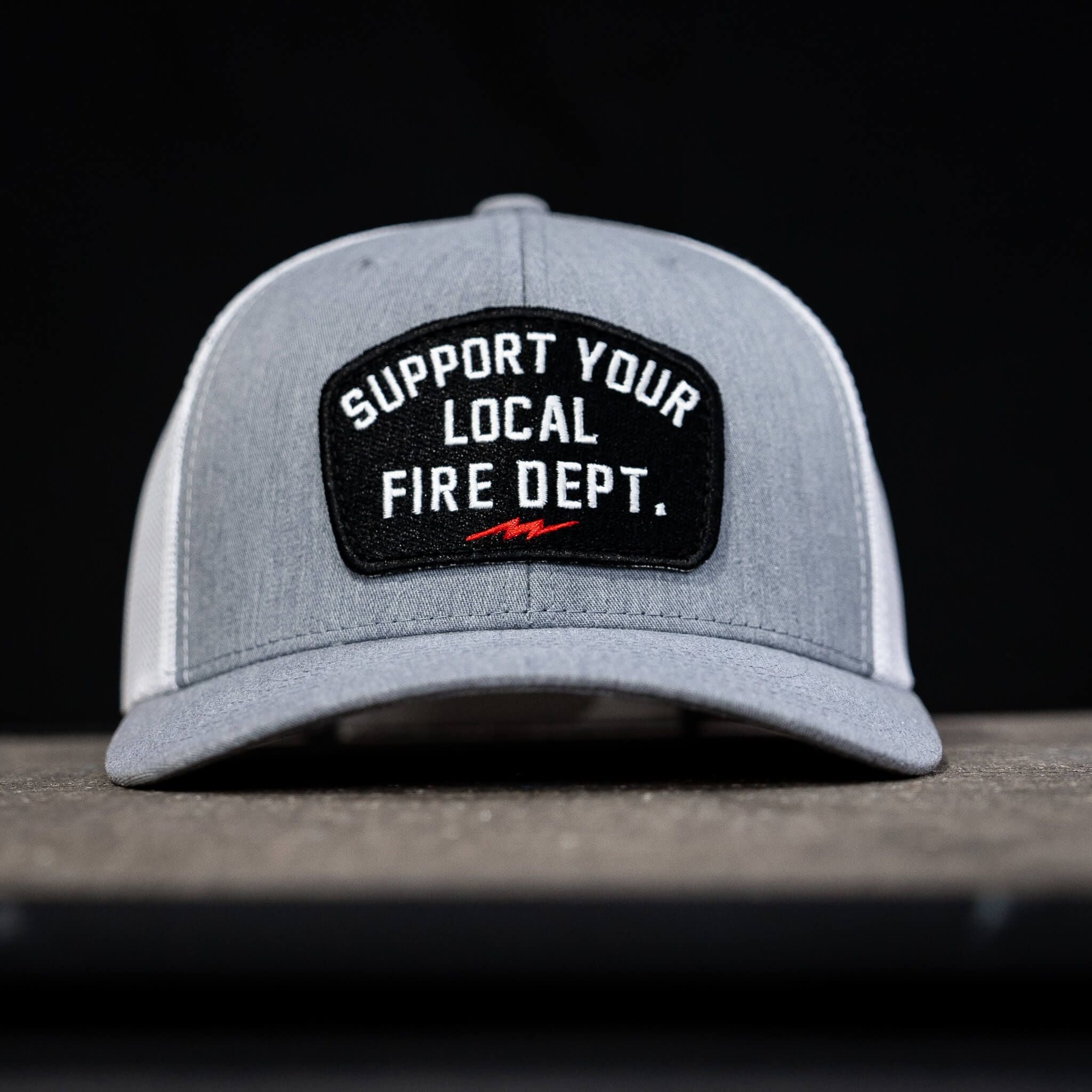 SUPPORT YOUR LOCAL FIRE DEPT. MID-PROFILE MESH SNAPBACK Hat