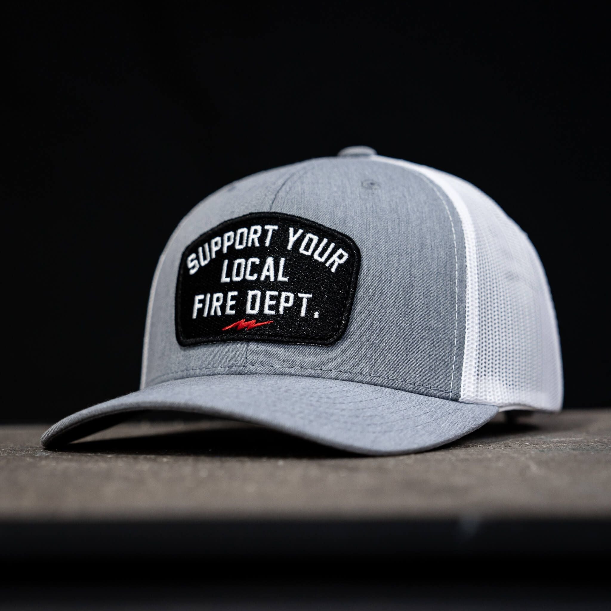 SUPPORT YOUR LOCAL FIRE DEPT. MID-PROFILE MESH SNAPBACK Hat